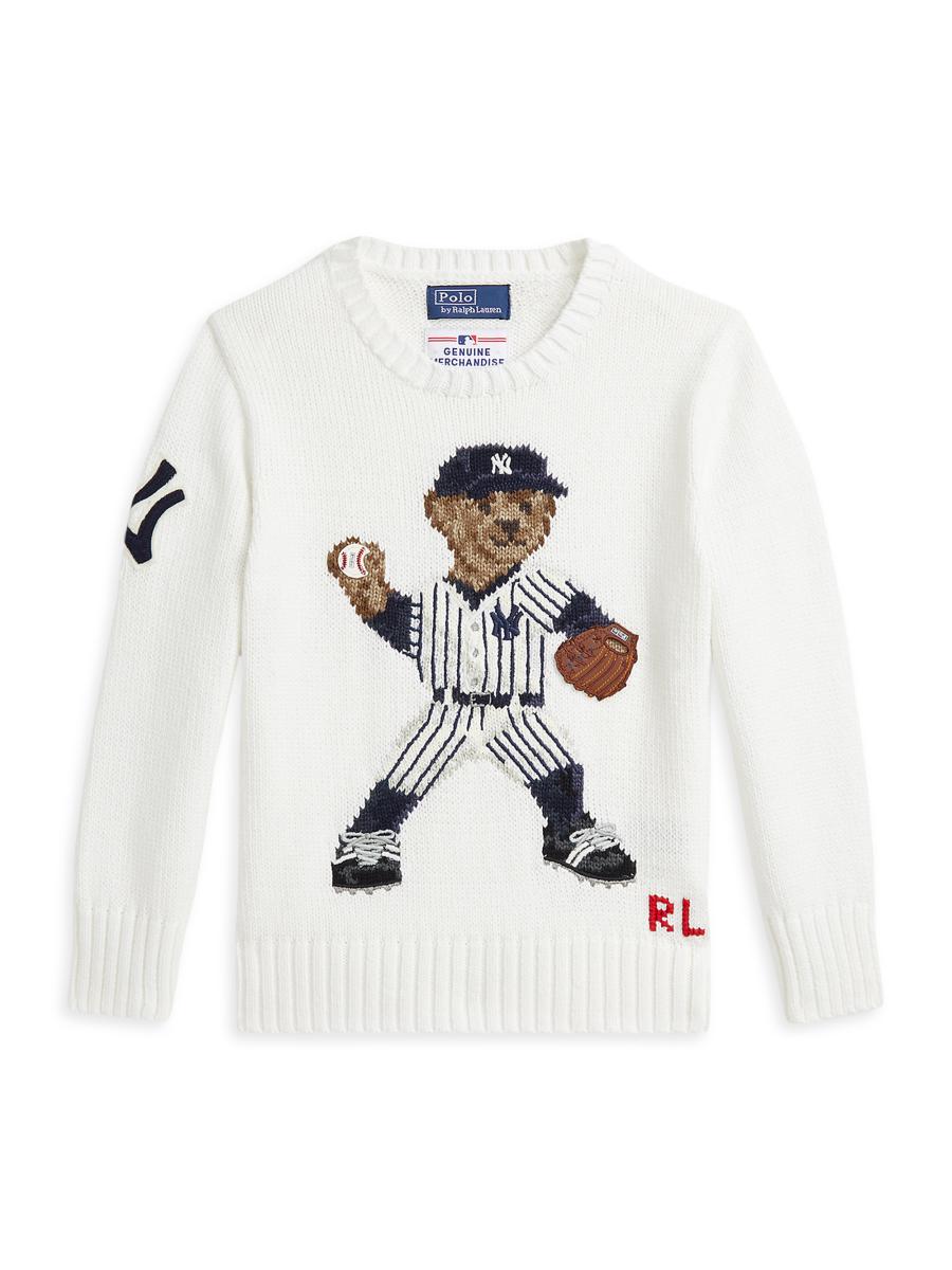 Polo Ralph Lauren Little Boy's Boy's MLB Yankees Polo Bear Sweater | Saks Fifth Avenue