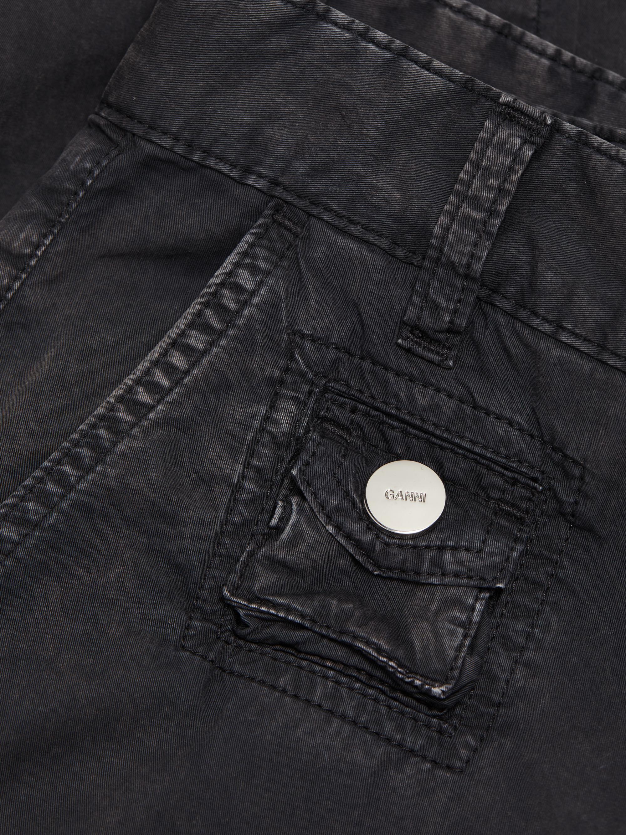 Ganni Washed Cotton Twill Cargo Pants | Saks Fifth Avenue