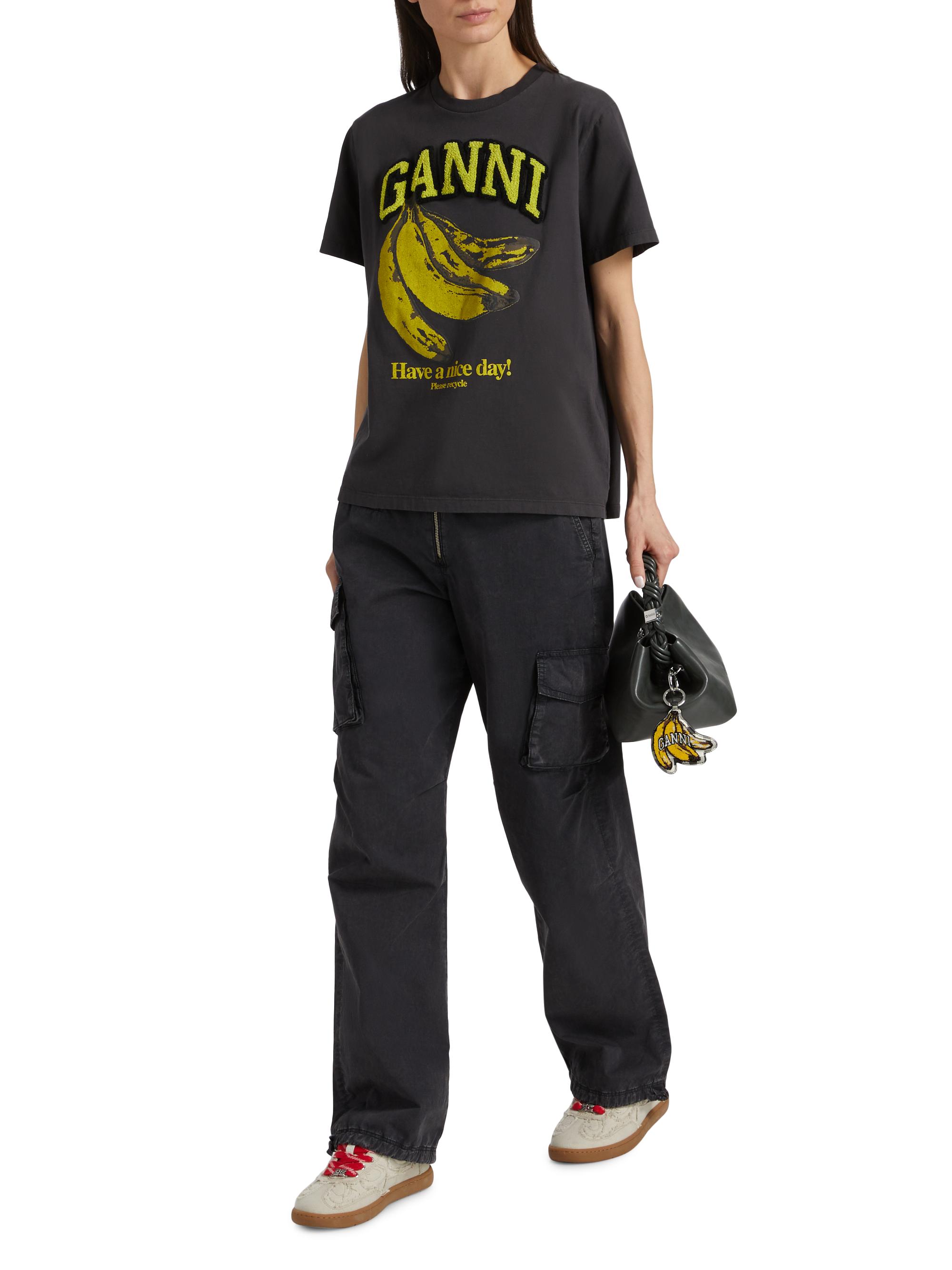 Ganni Washed Cotton Twill Cargo Pants | Saks Fifth Avenue