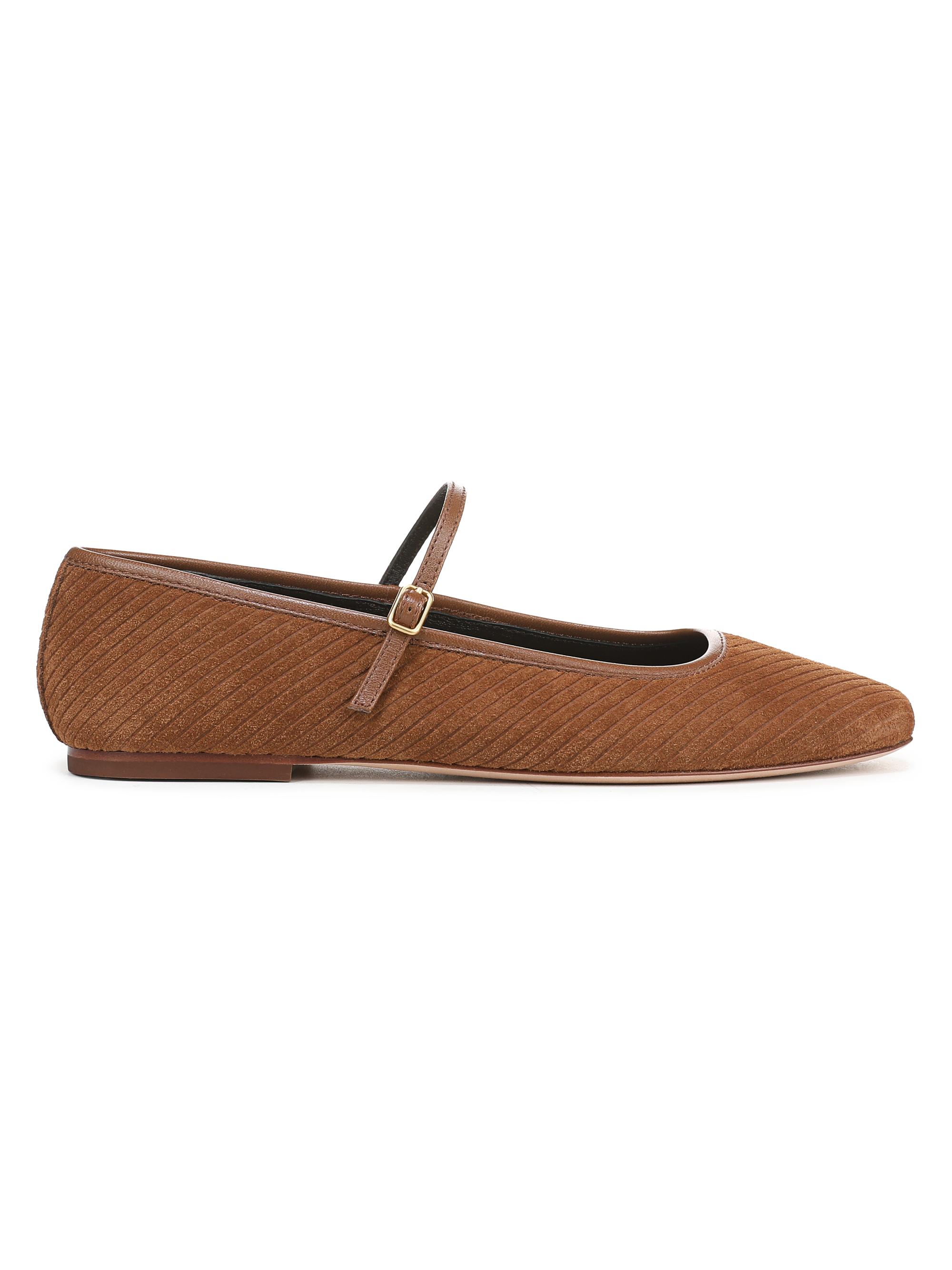 Veronica Beard Women's Ellie Suede Mary Jane Flats - Hazelwood