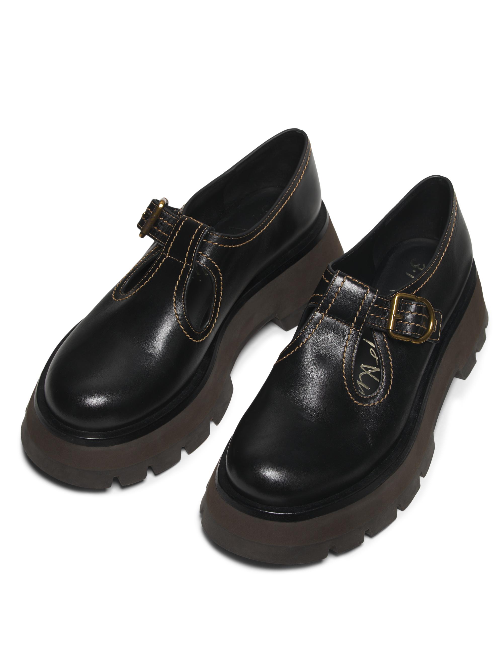 3.1 Phillip Lim Kate Leather Mary Jane Loafers | Saks Fifth Avenue