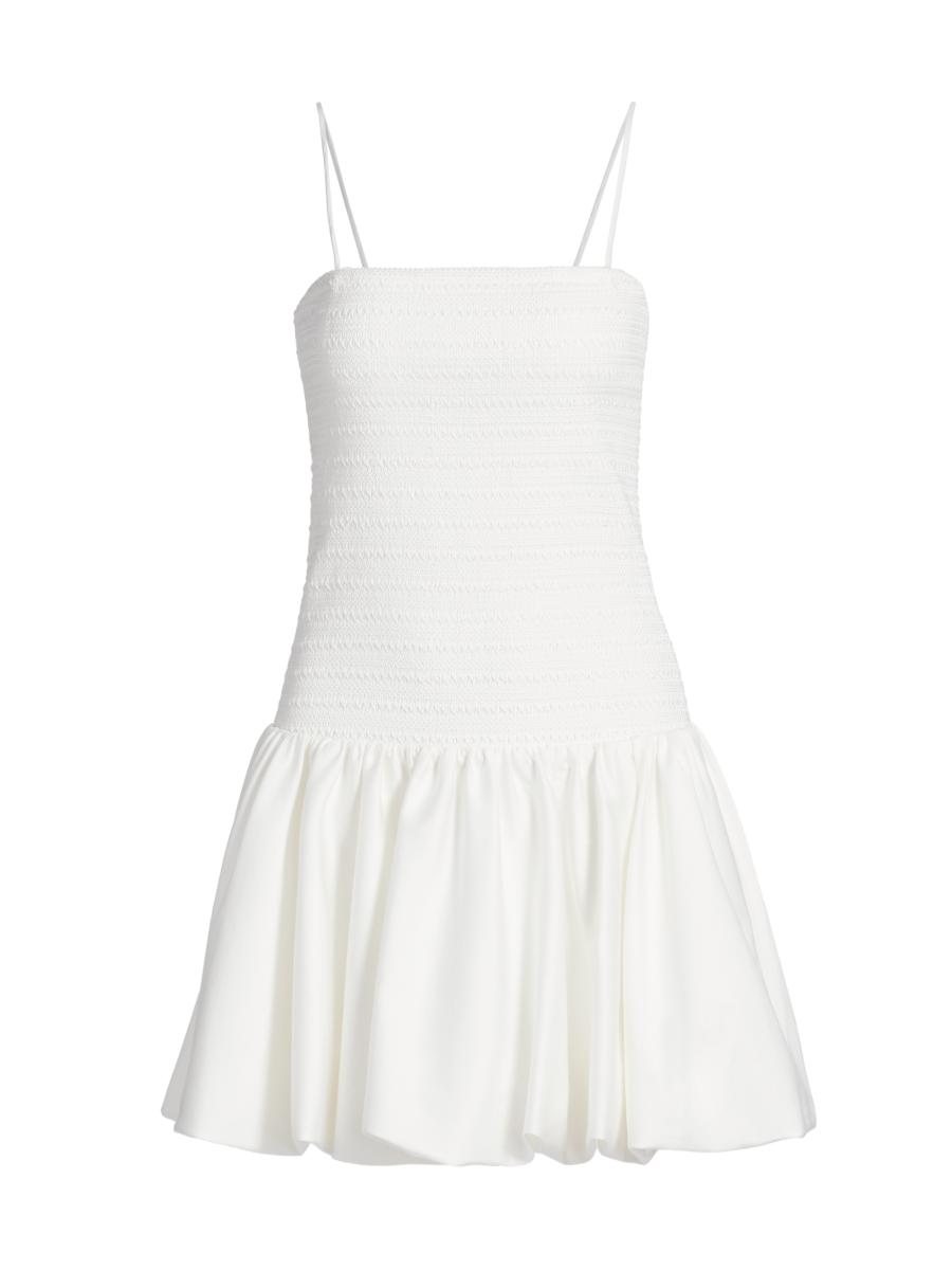 ALICE + OLIVIA Arden Drop-Waist Bubble Minidress | Saks Fifth Avenue