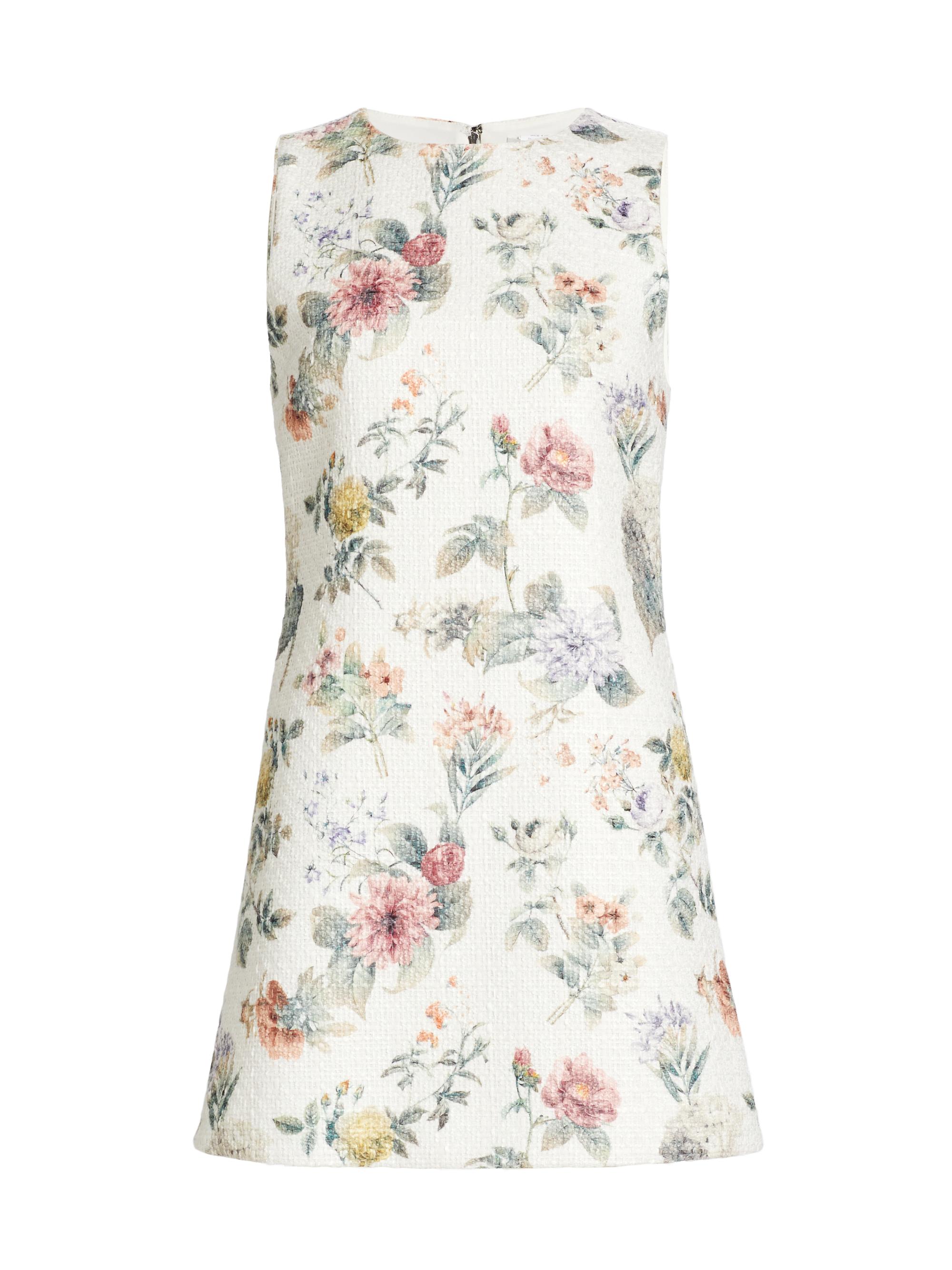 ALICE + OLIVIA Women's Clyde Floral A-Line Minidress - Sweet Nothings