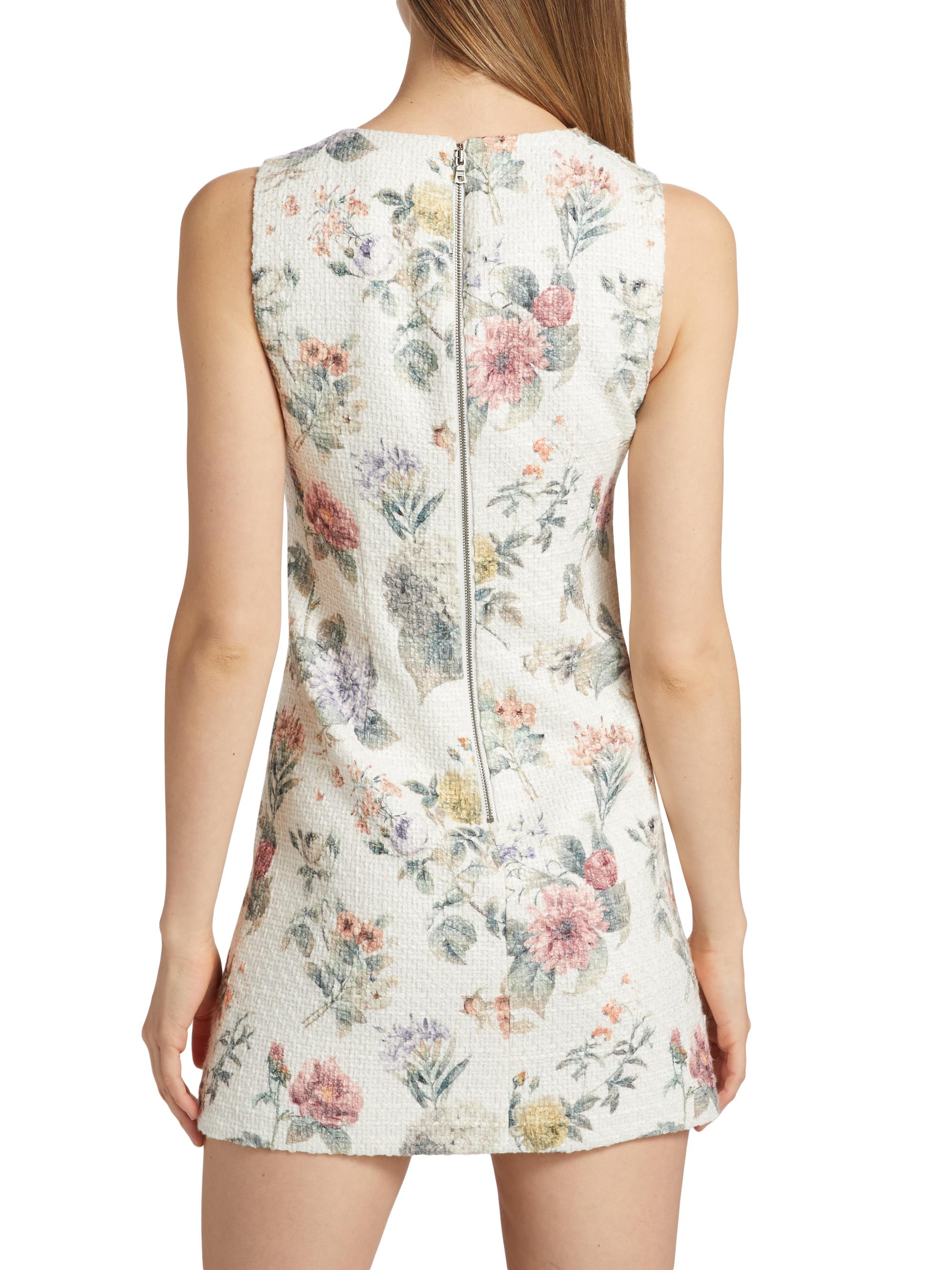 Clyde Floral A-Line Minidress