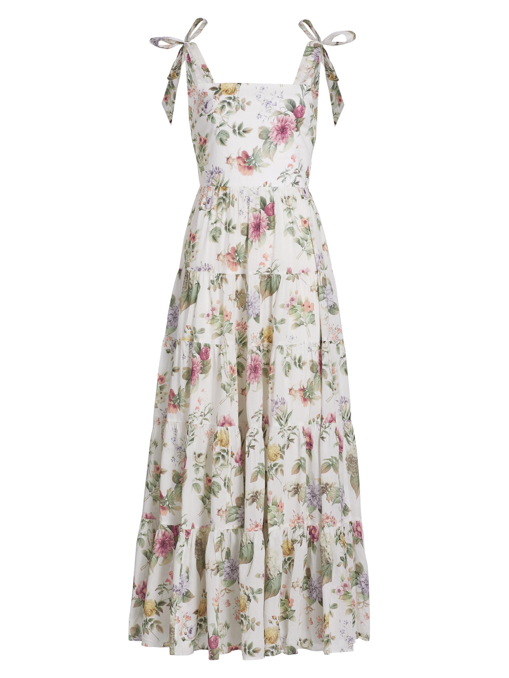 Alice + Olivia Monnie Floral Tie-Strap Maxi Dress | Saks Fifth Avenue