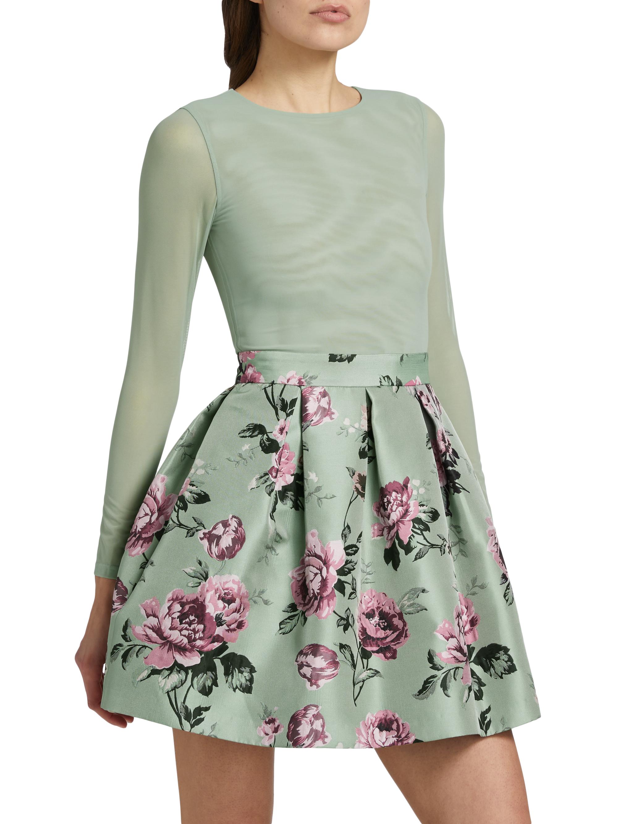 Alice + Olivia Chara Plt Party Minidress | Saks Fifth Avenue