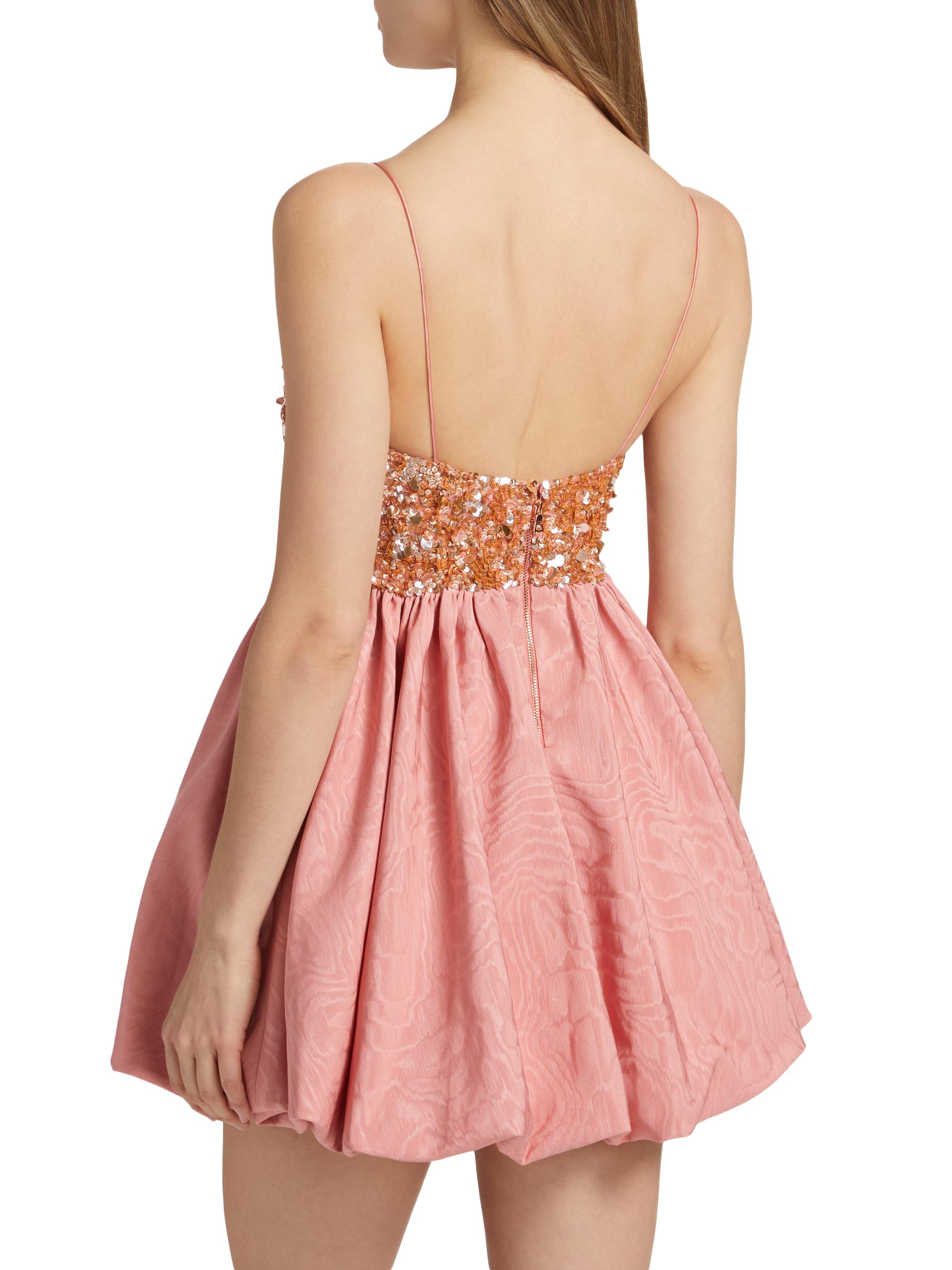 Nessa Sequined Bubble Minidress