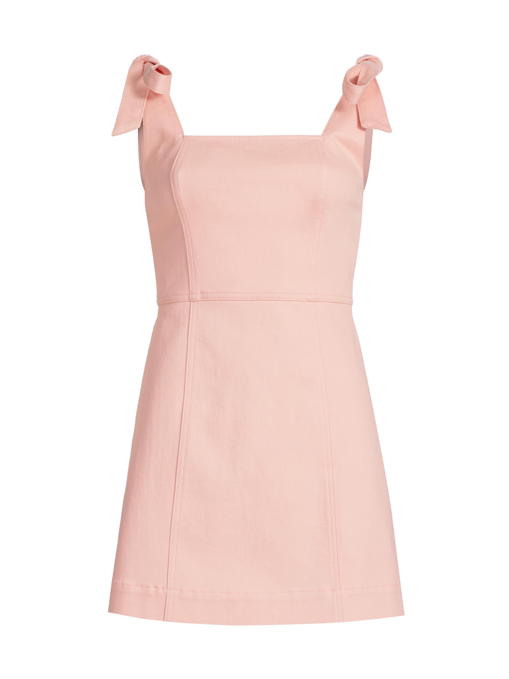 ALICE + OLIVIA Women's Maryann Tie-Strap Minidress - Pink Bloom