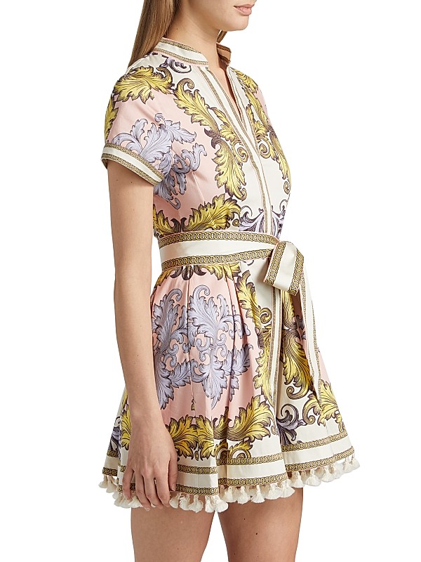 Lucy Belted Floral Romper Lucy Belted Floral Romper