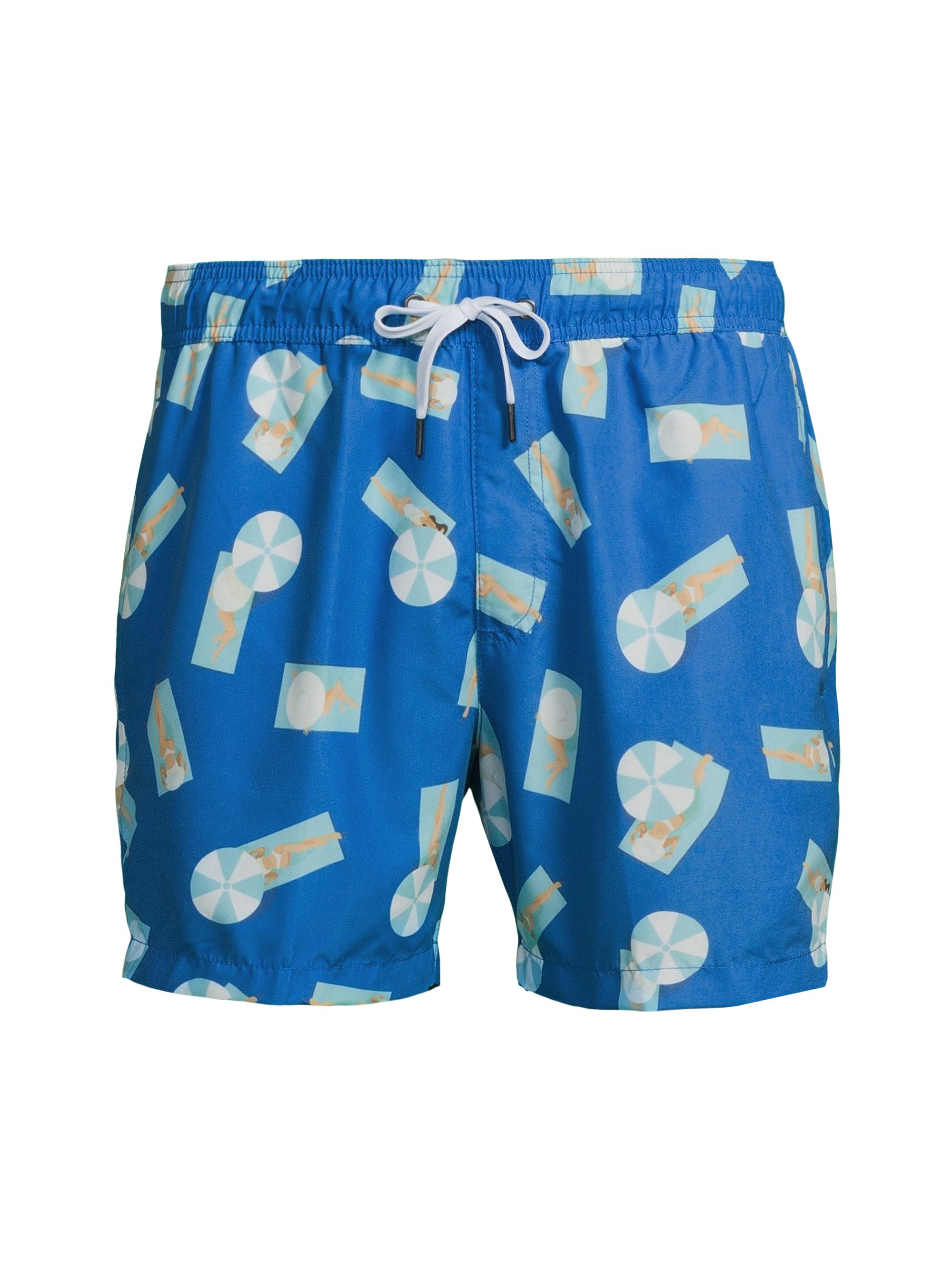 Saks Fifth Avenue Beach Girls Swim Trunks - Deep Sea