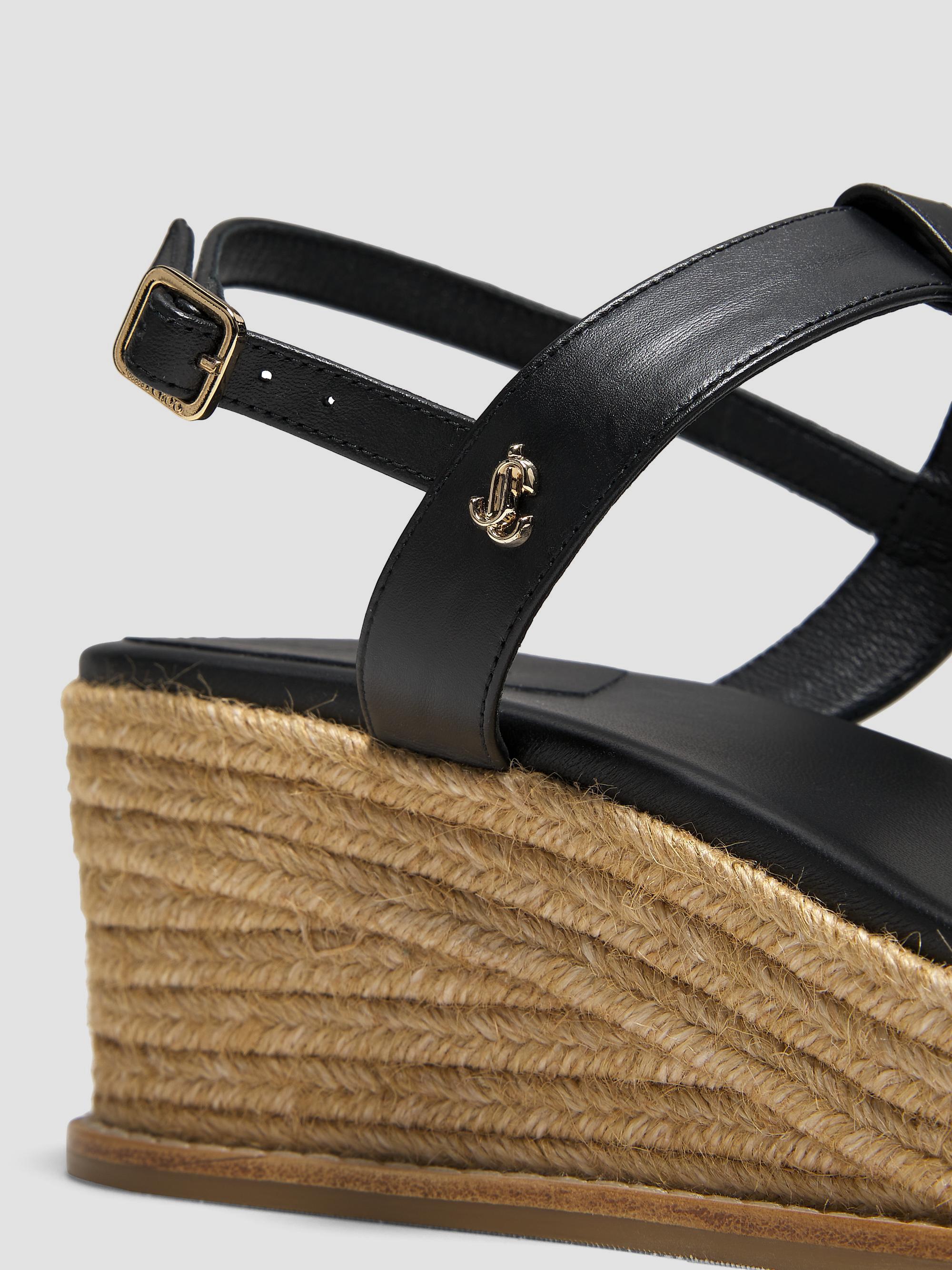 Jimmy Choo Theia 60MM Espadrille Wedge Sandals | Saks Fifth Avenue