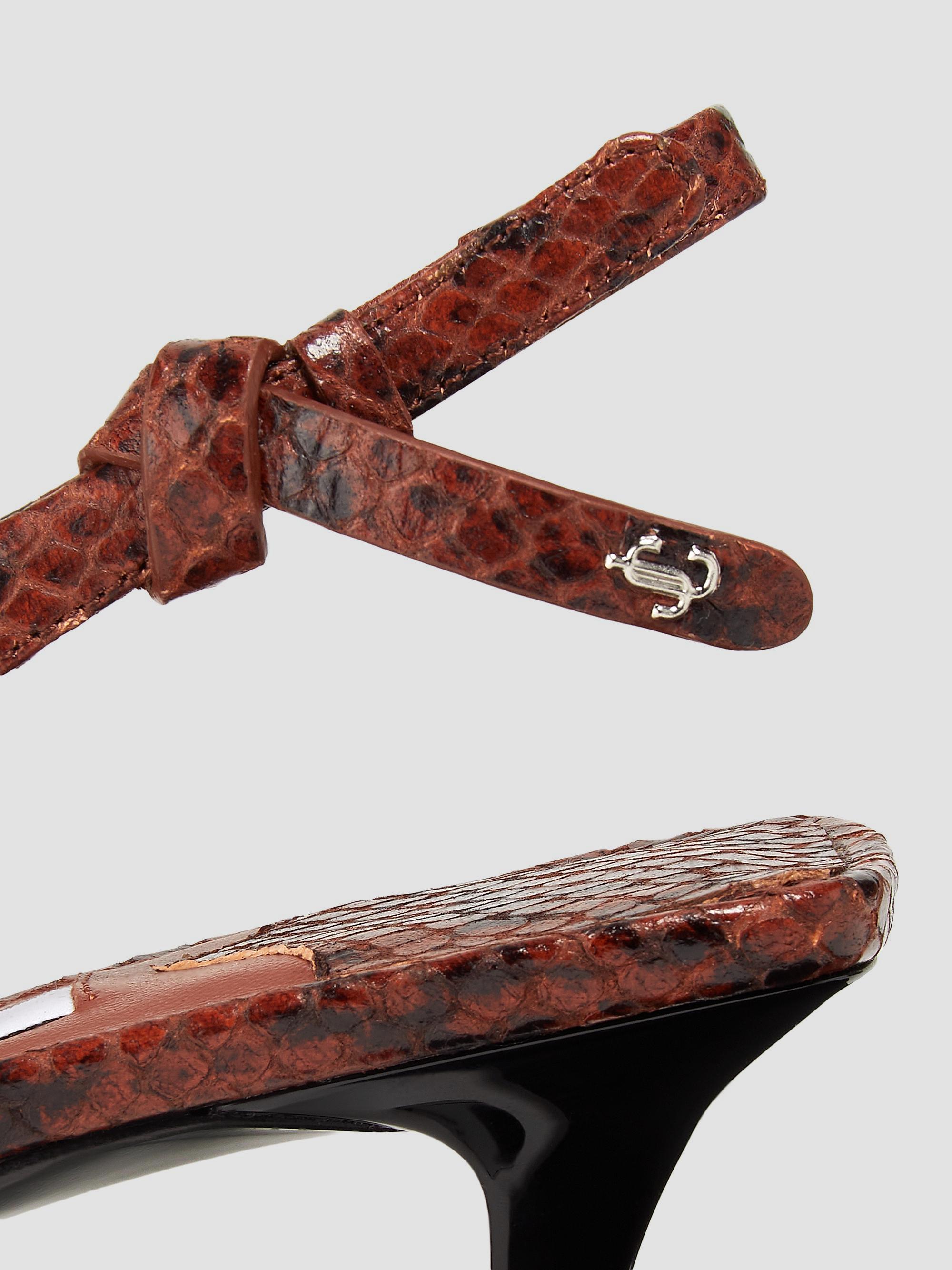Jimmy Choo Camie 60MM Snake Slingback Pumps | Saks Fifth Avenue