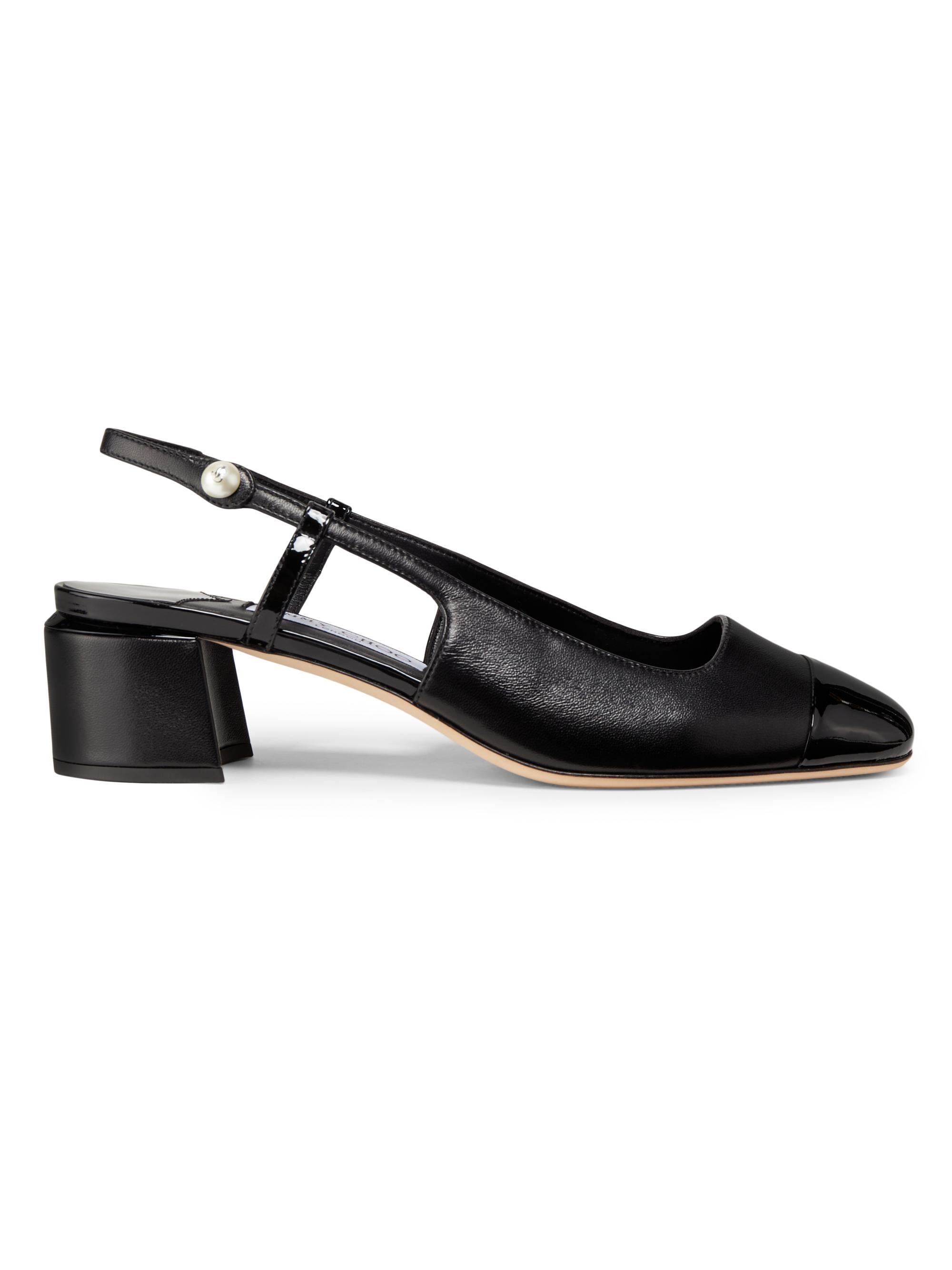 Jimmy Choo Elisa 45MM Leather Slingback Pumps | Saks Fifth