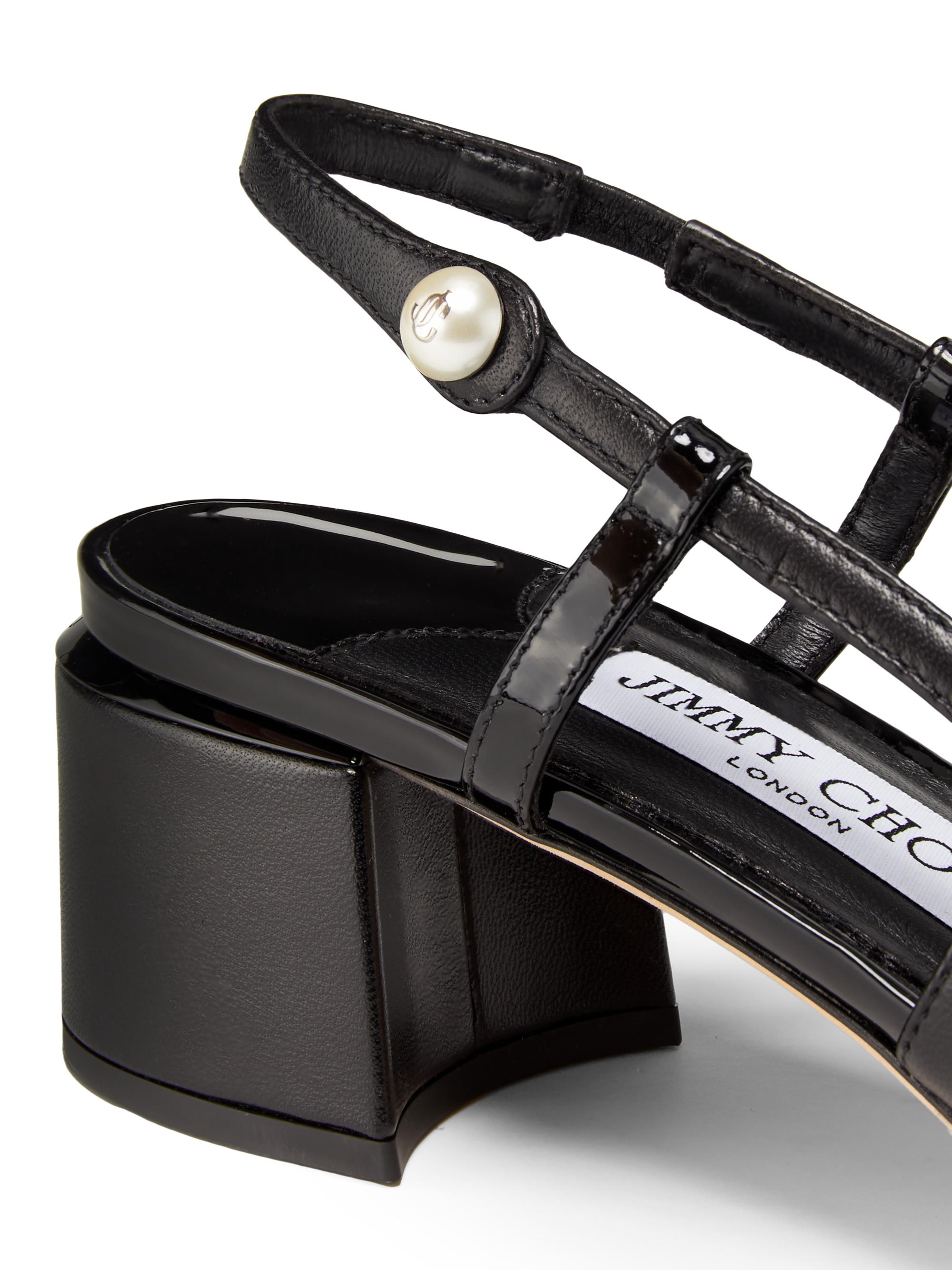 Jimmy Choo Elisa 45MM Leather Slingback Pumps | Saks Fifth Avenue