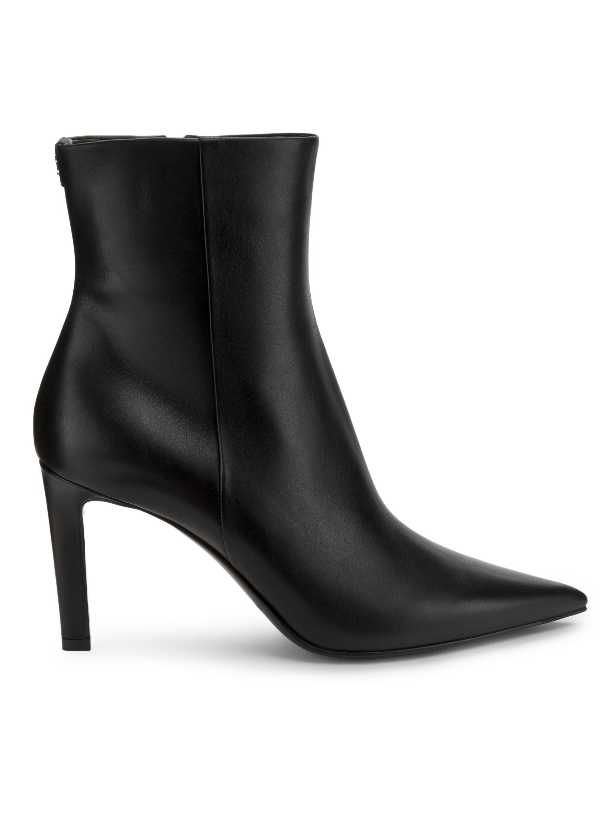 Jimmy Choo Women's Frankie 85MM Leather Ankle Boots - Black