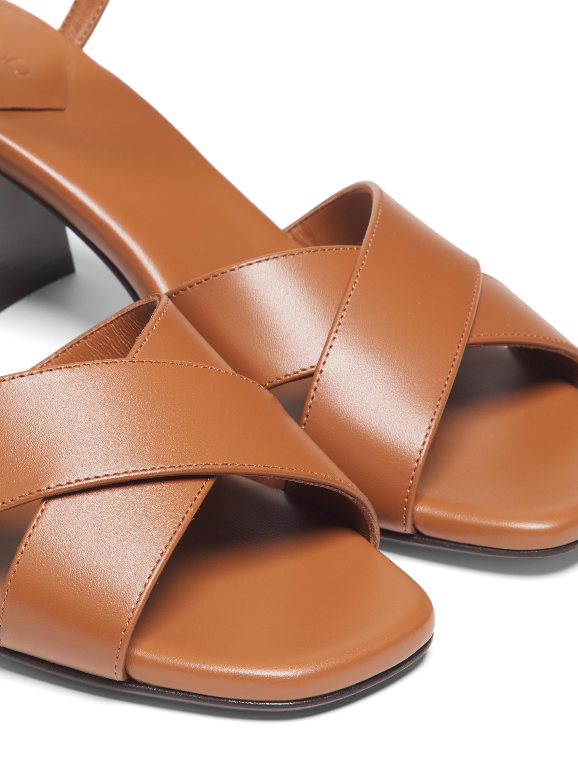 Jimmy Choo Valla 65MM Leather Sandals | Saks Fifth Avenue