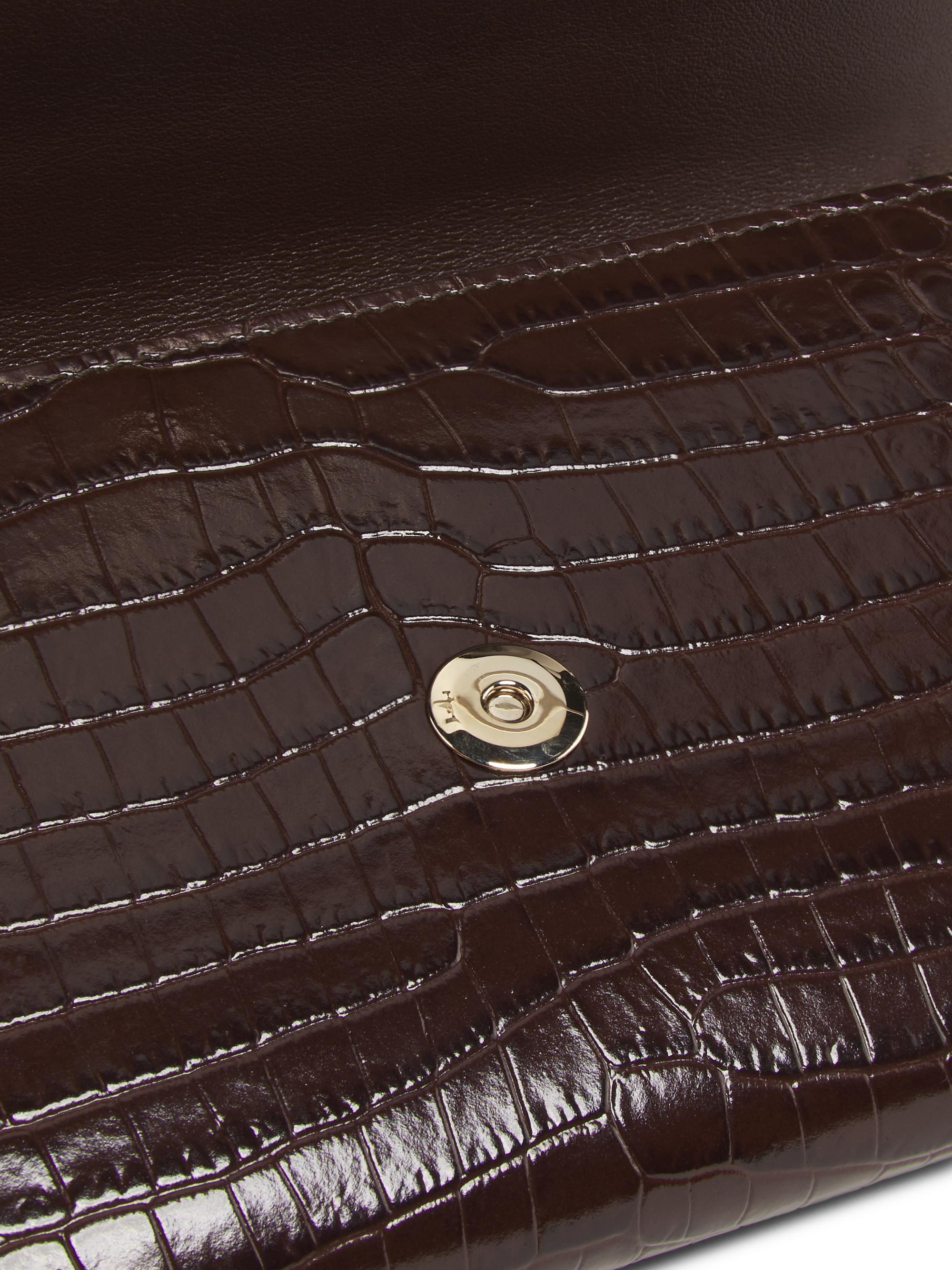 Jimmy Choo Emmie Croc-Embossed Leather Clutch | Saks Fifth Avenue