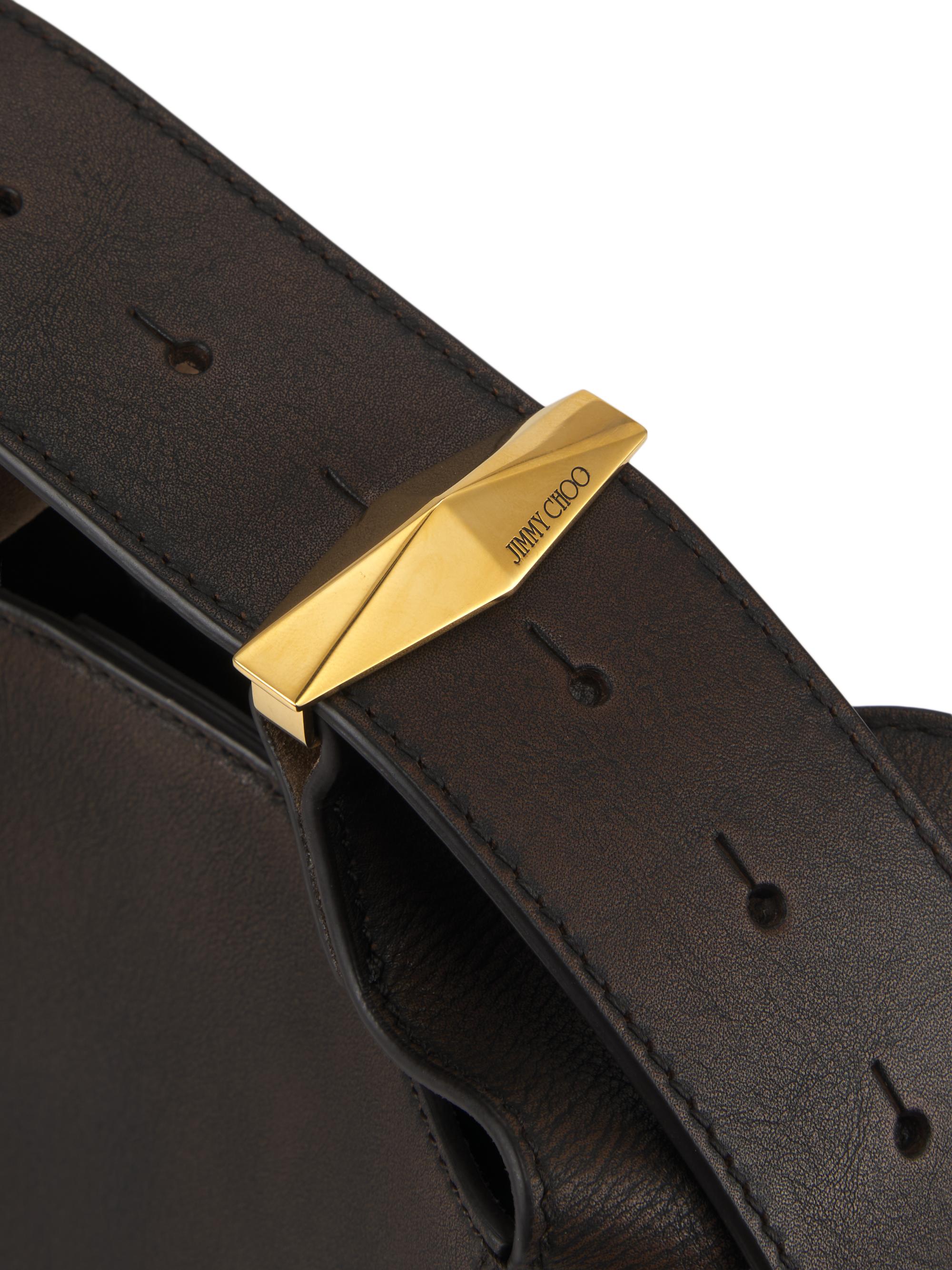 Jimmy Choo Diamond Brushed Leather Hobo Bag | Saks Fifth Avenue