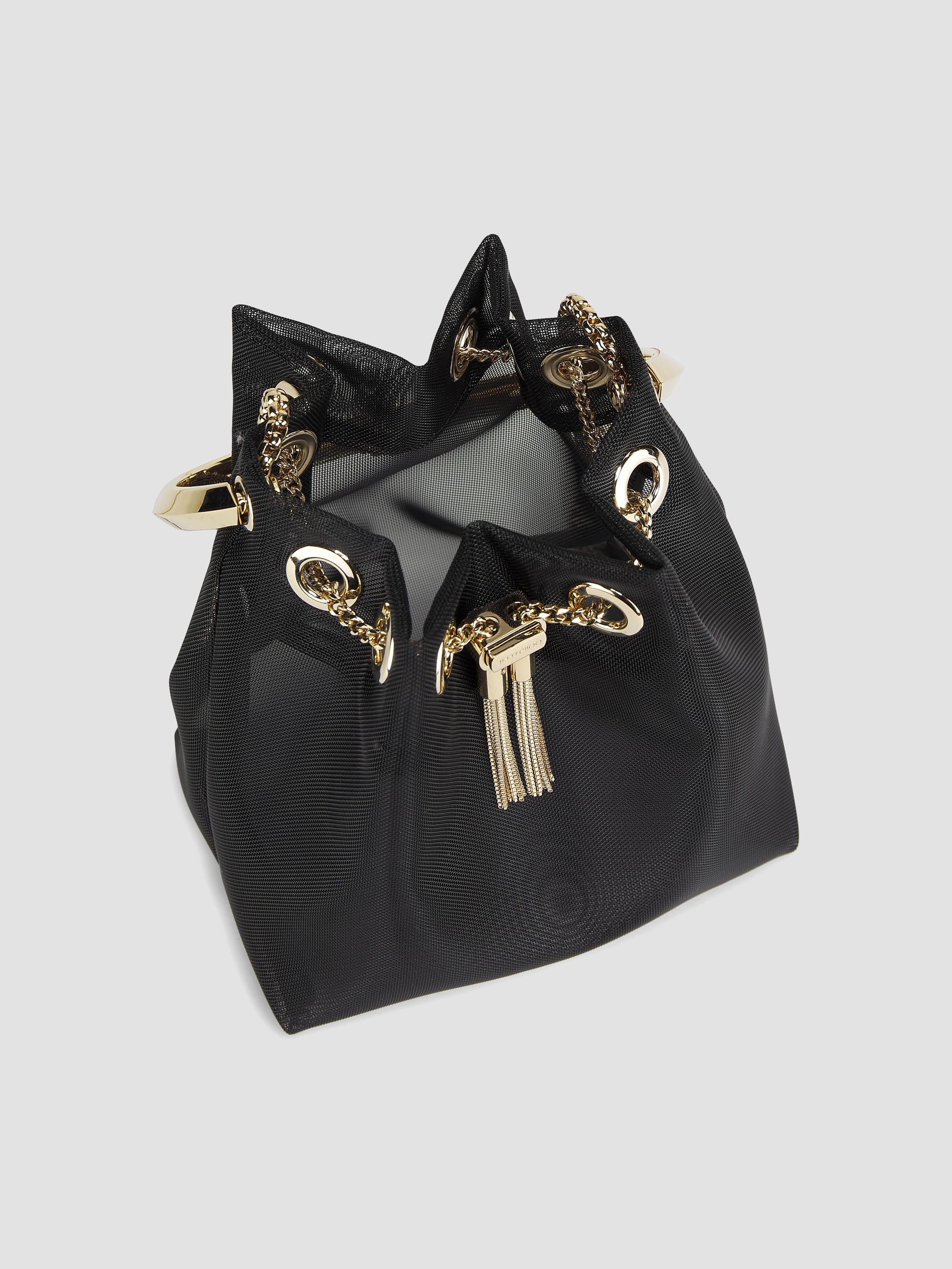 Jimmy Choo Bon Bon Mesh Top Handle Bag | Saks Fifth Avenue