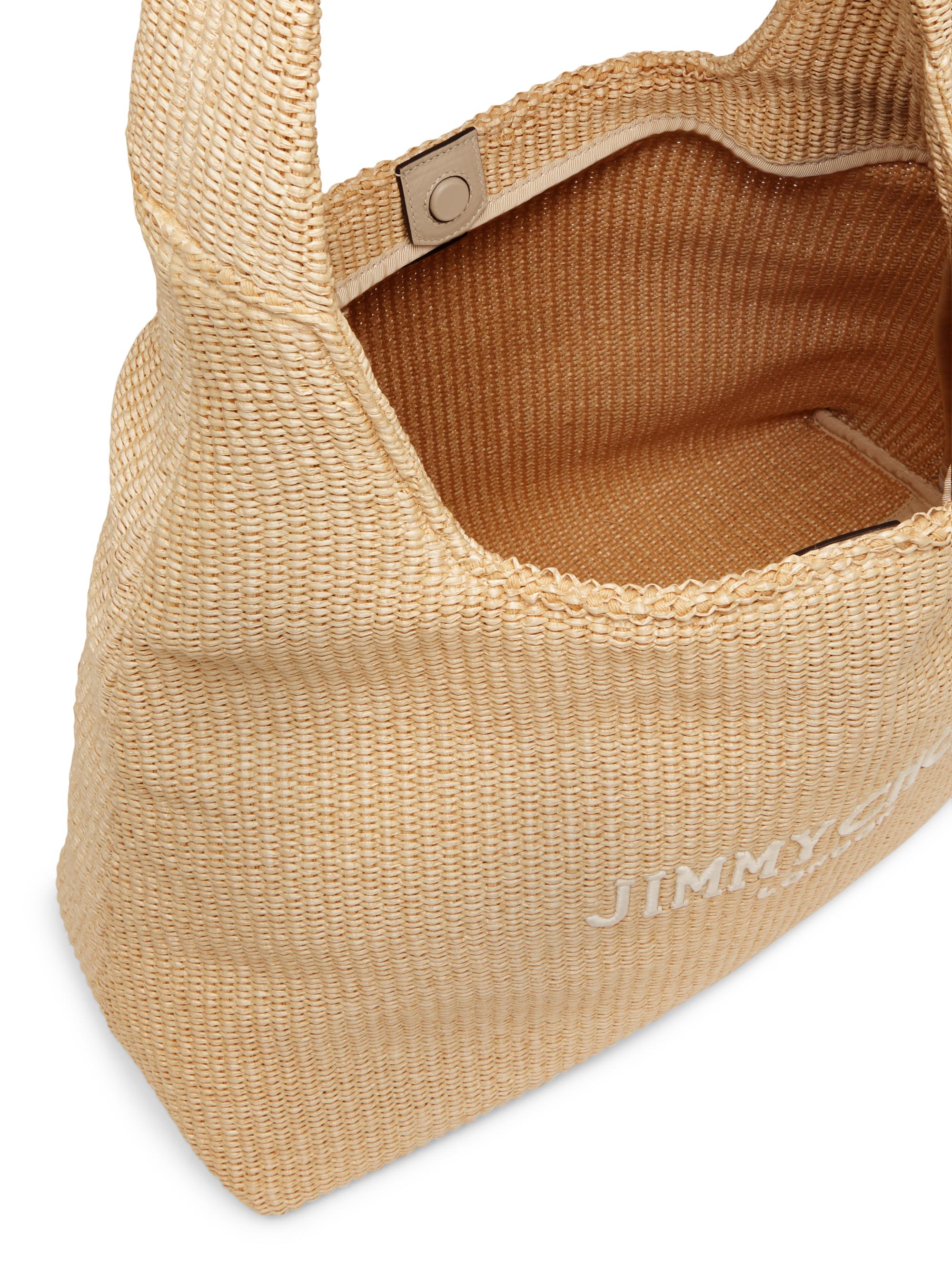 Mytheresa Jimmy Choo Straw Bag Jimmy Choo Beach Diamond Logo