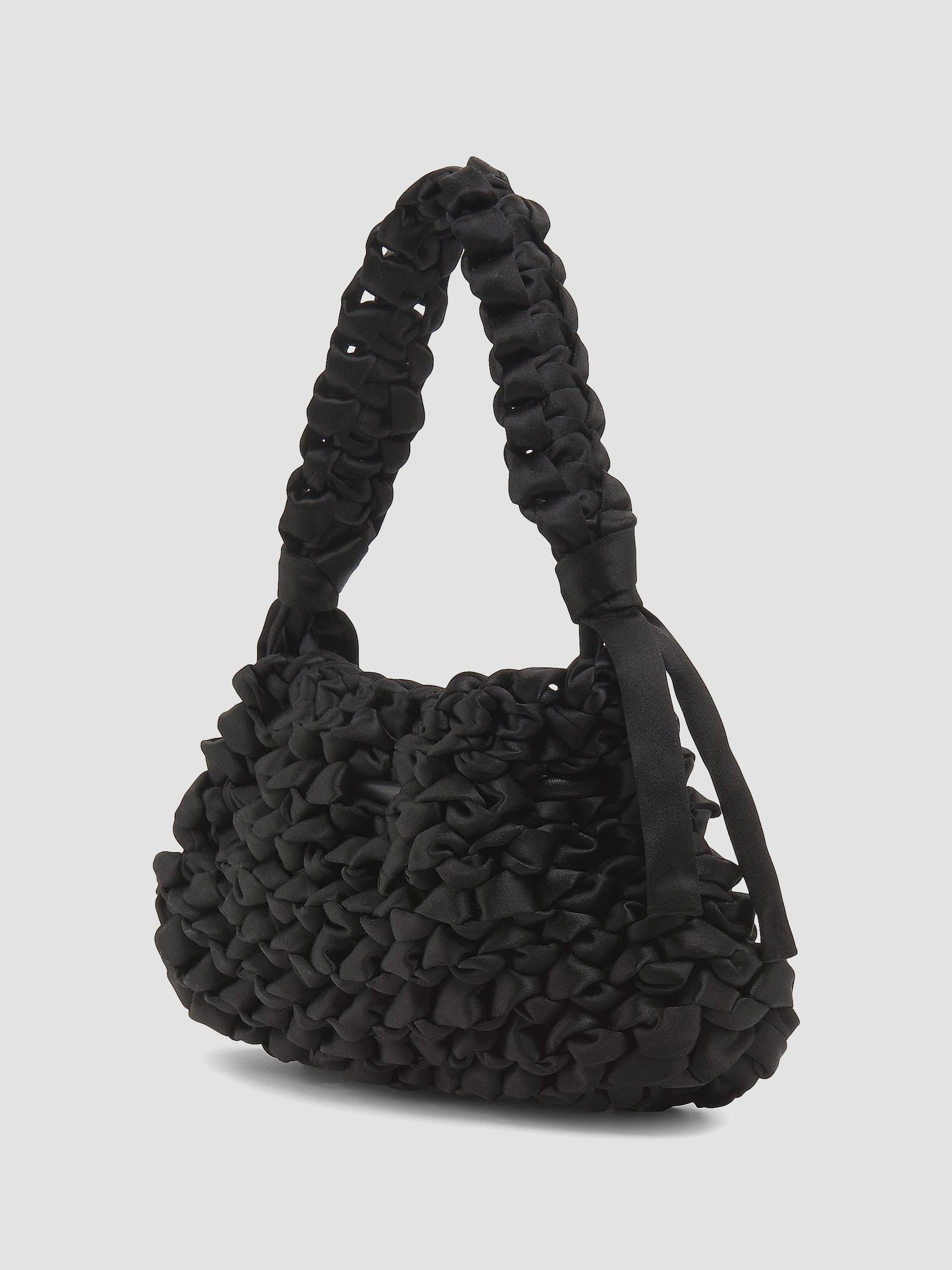 Jimmy Choo Cinch Woven Satin Top Handle Bag | Saks Fifth Avenue