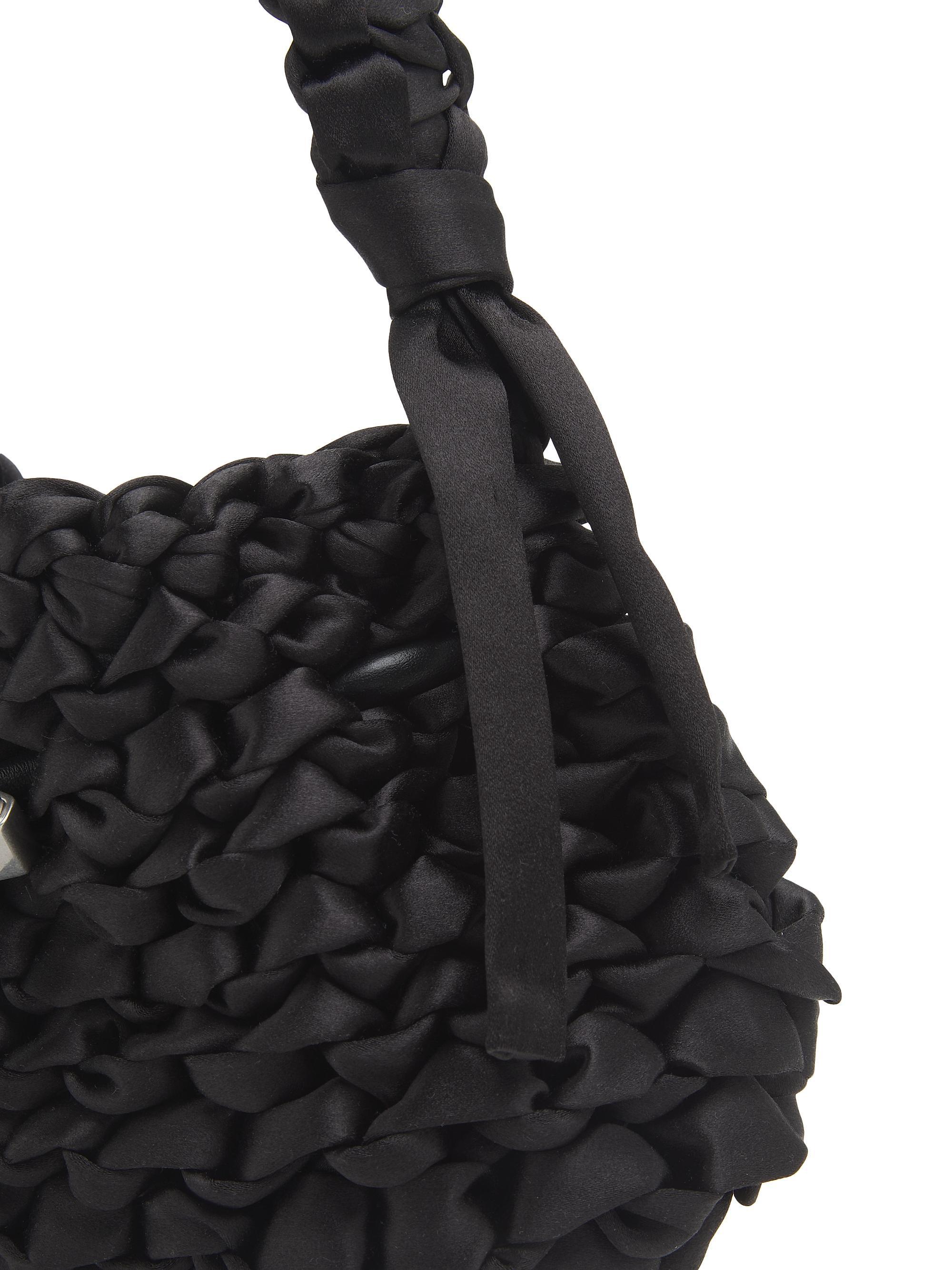 Jimmy Choo Cinch Woven Satin Top Handle Bag | Saks Fifth Avenue
