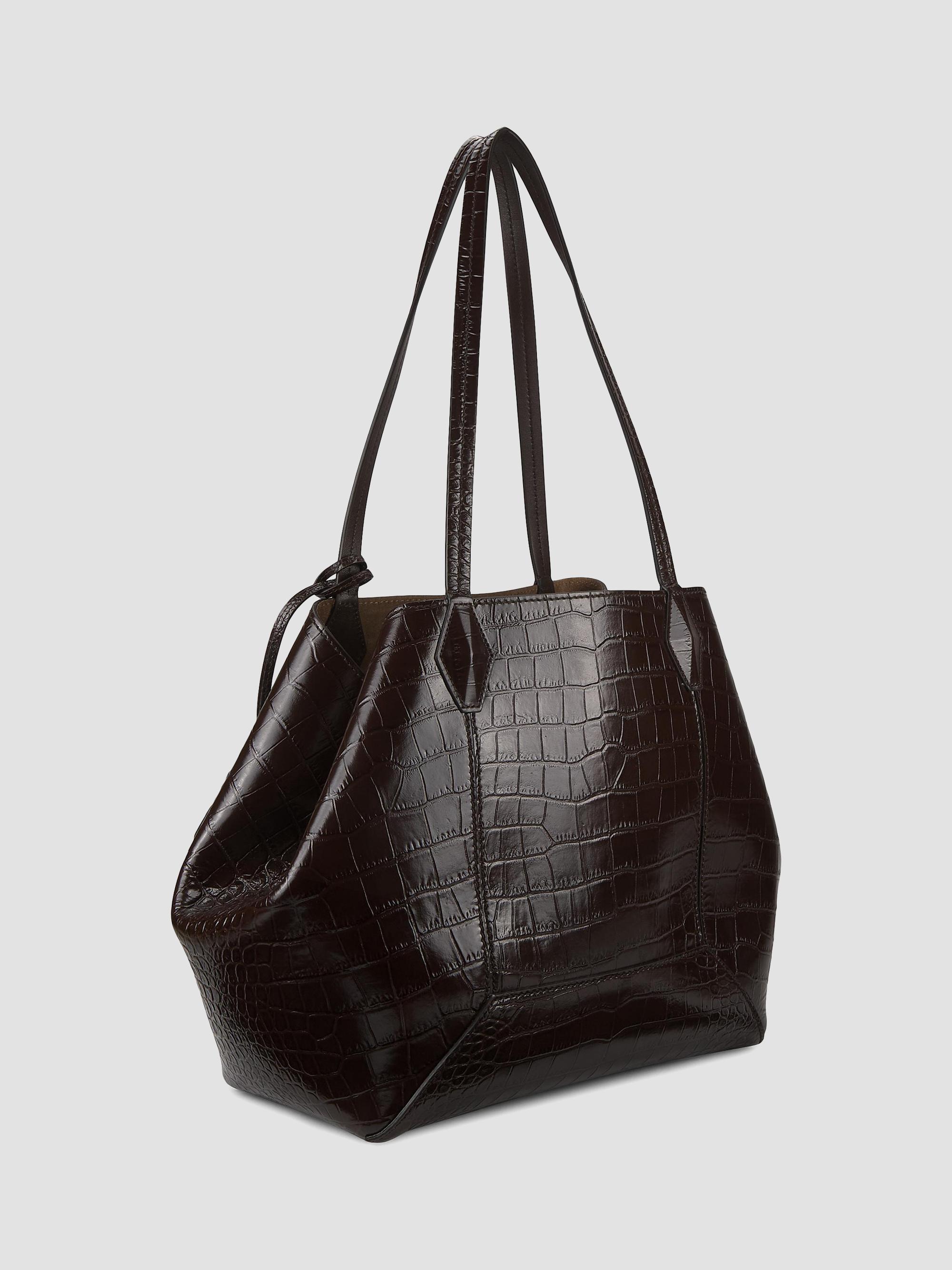 Jimmy Choo Diamond Croc-Embossed Leather Tote Bag | Saks Fifth Avenue