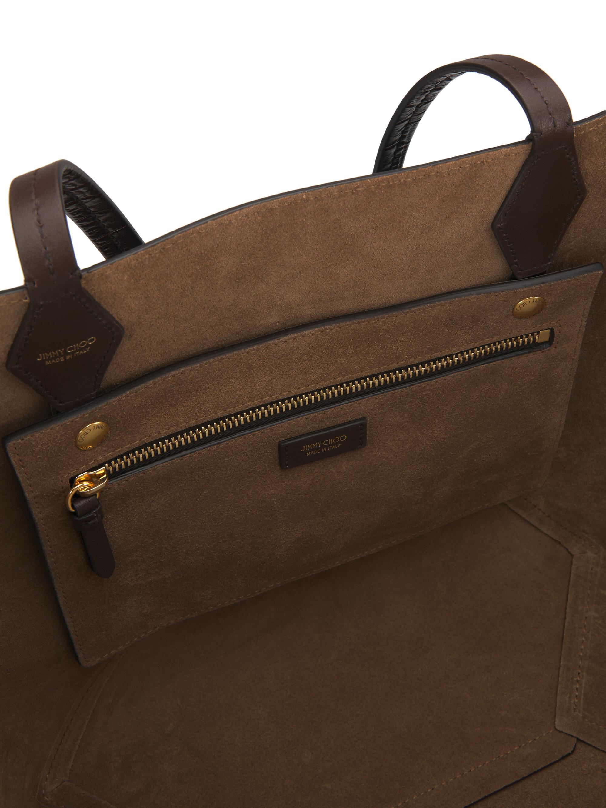 Jimmy Choo Diamond Croc-Embossed Leather Tote Bag | Saks Fifth Avenue