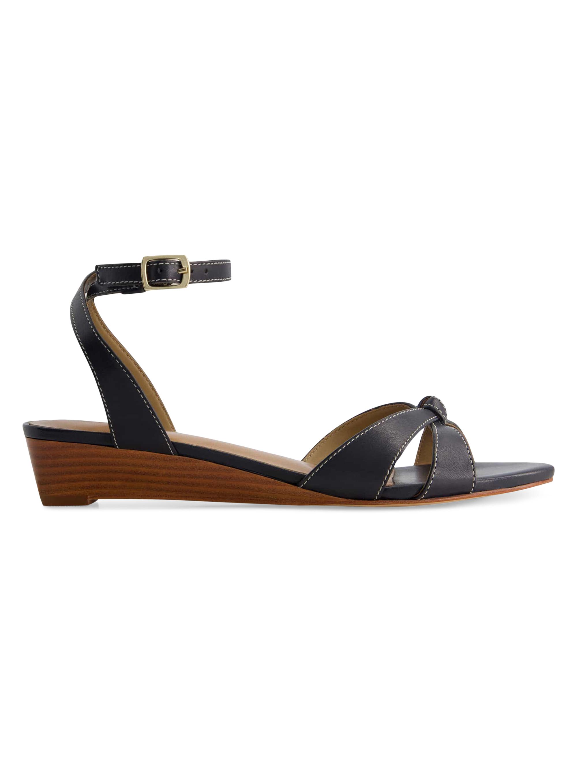 Bernardo Women's Garcel Demi-Wedge Sandals - Navy