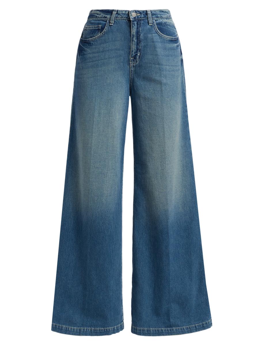デニム・ジーパン L'AGENCE 'Alicent' jeans L'AGENCE - Alicent Wide-Leg Jean in Stokes