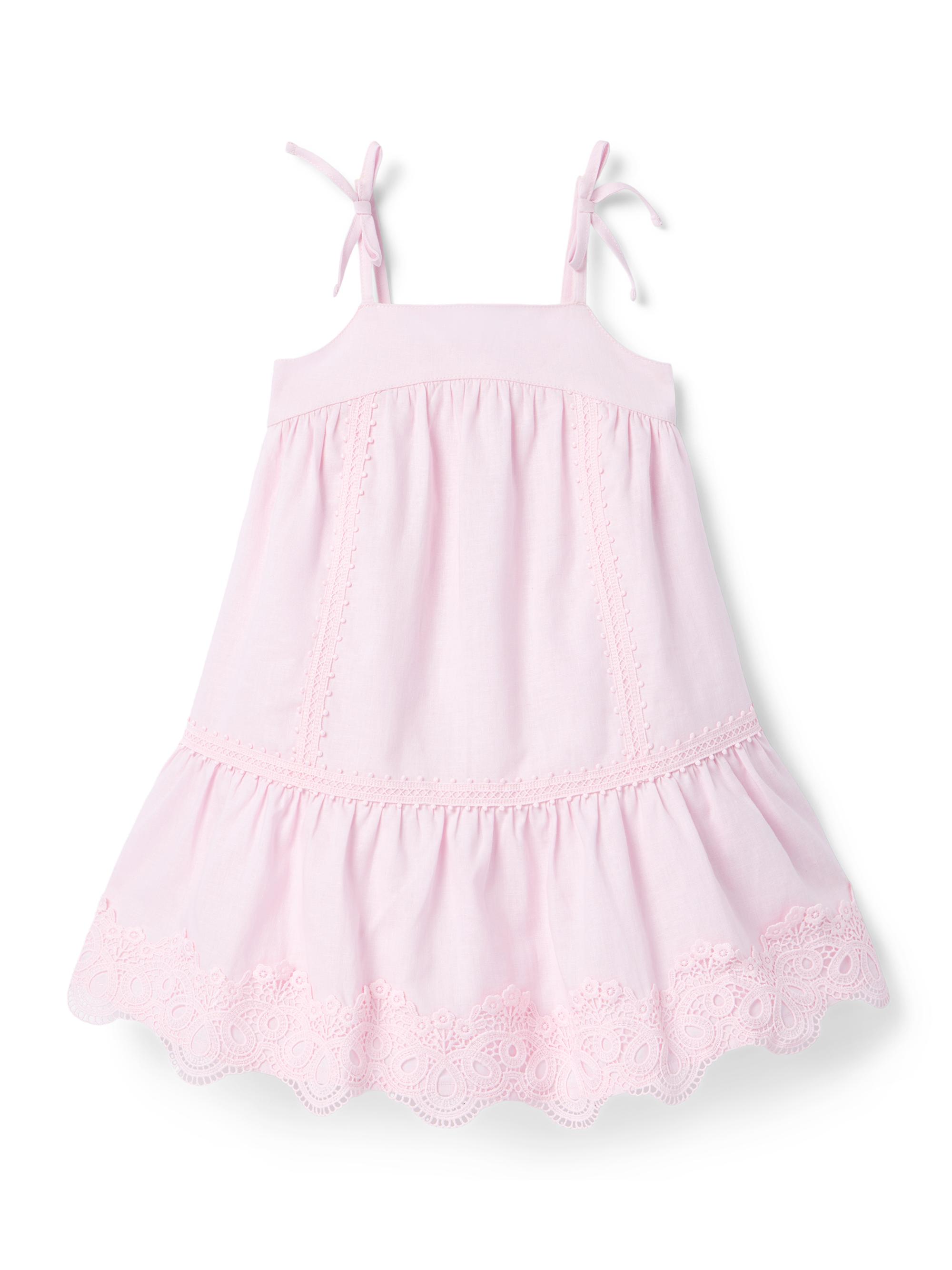 Janie and Jack Little Girl's & Girl's The Destination Dress - Pink