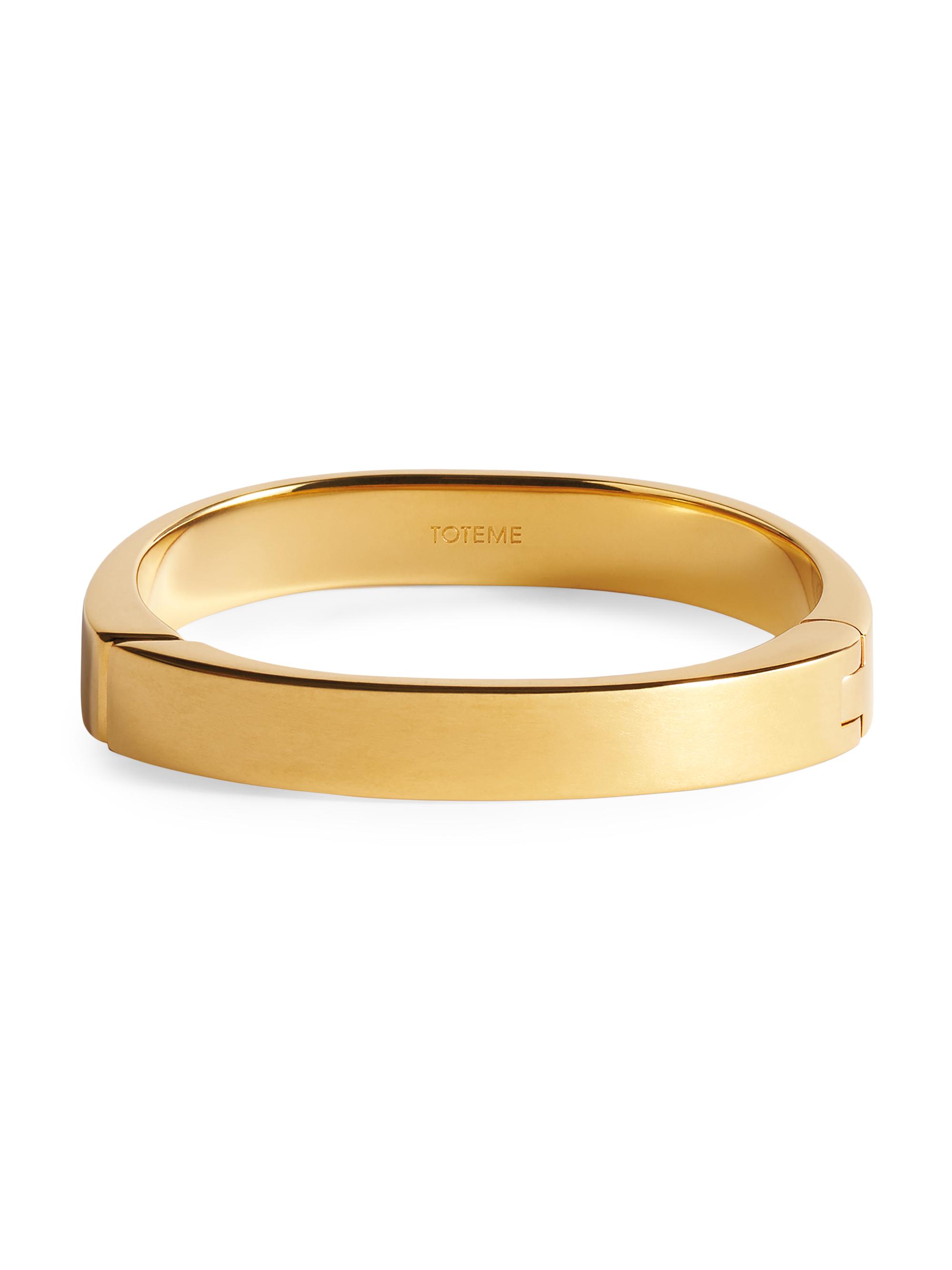 Toteme Women's 18kt Gold-Plated Signature Bracelet - Gold