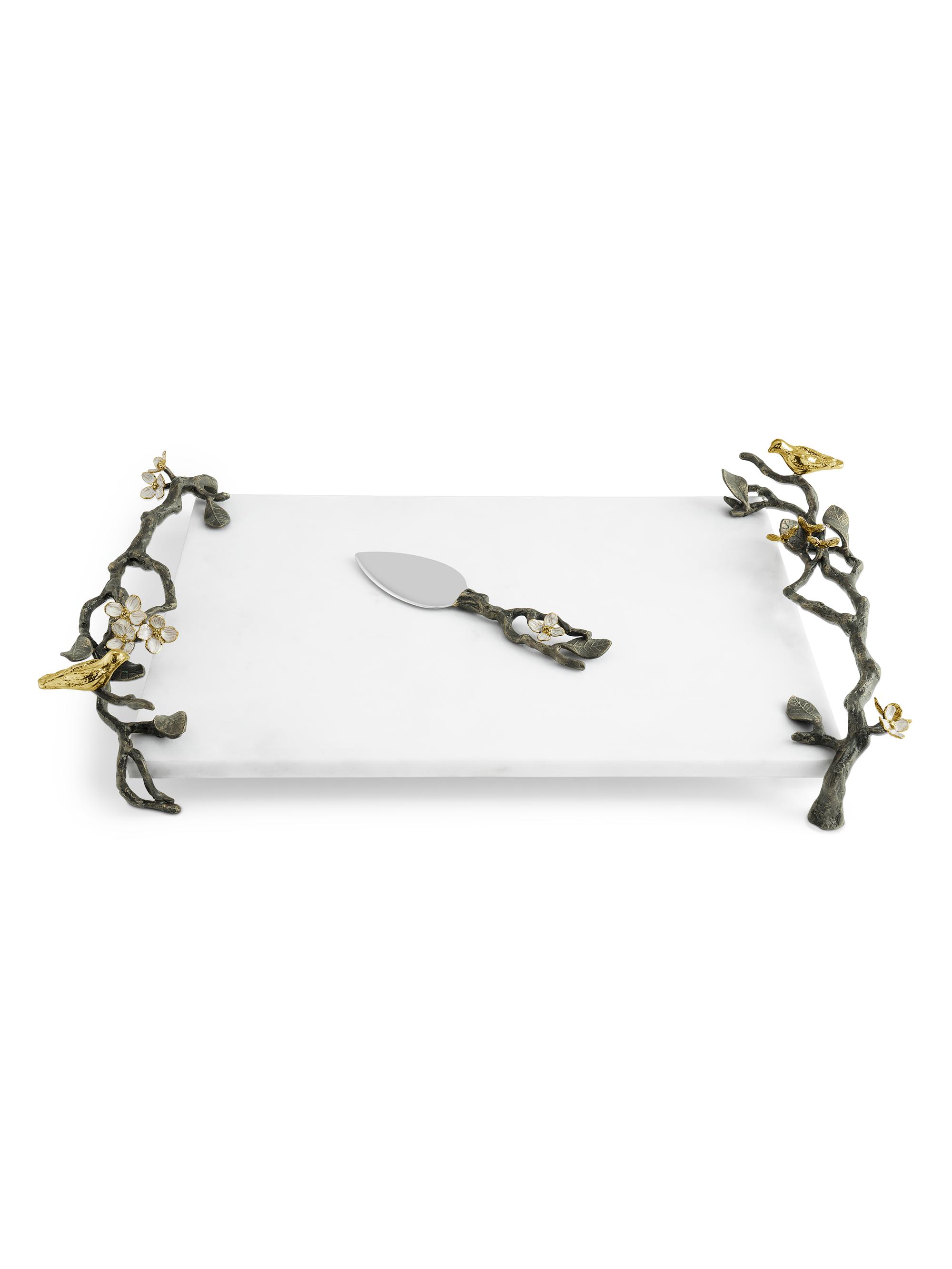 Michael Aram Lovebirds Cheeseboard & Knife