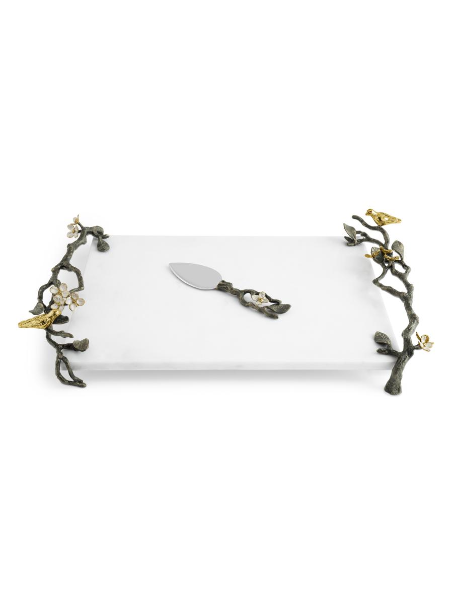 Shop Michael Aram Lovebirds Cheeseboard Knife | Saks Fifth Avenue