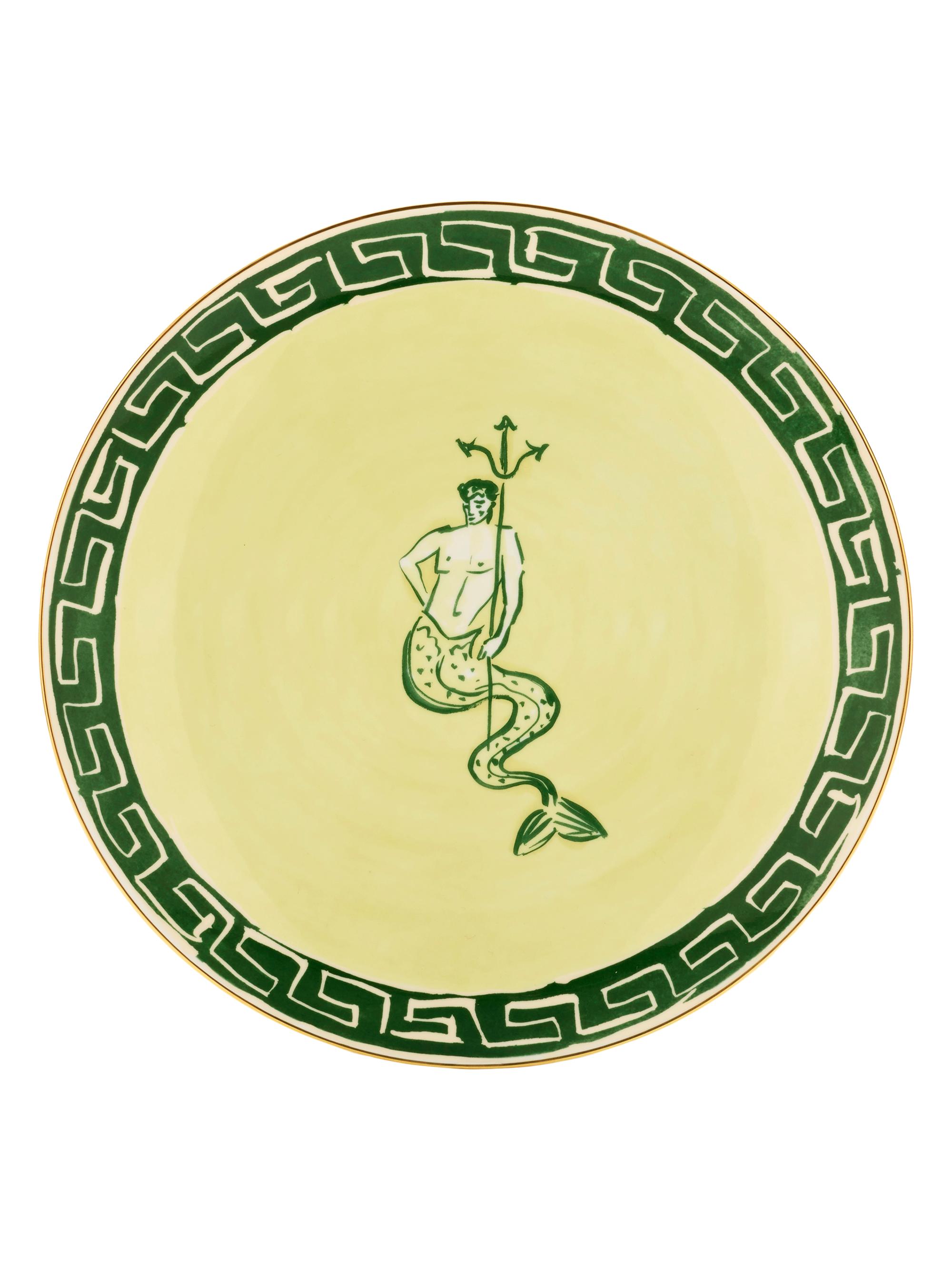 Ginori 1735 Il Viaggio Di Nettuno Charger Plate - Verde Giallo