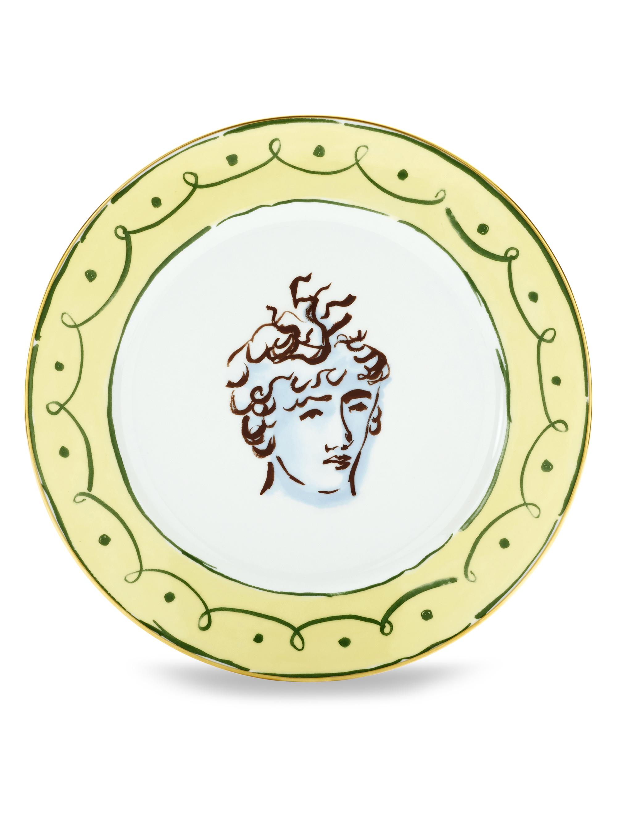 Ginori 1735 Il Viaggio Di Nettuno Dinner Plate - Verde Giallo