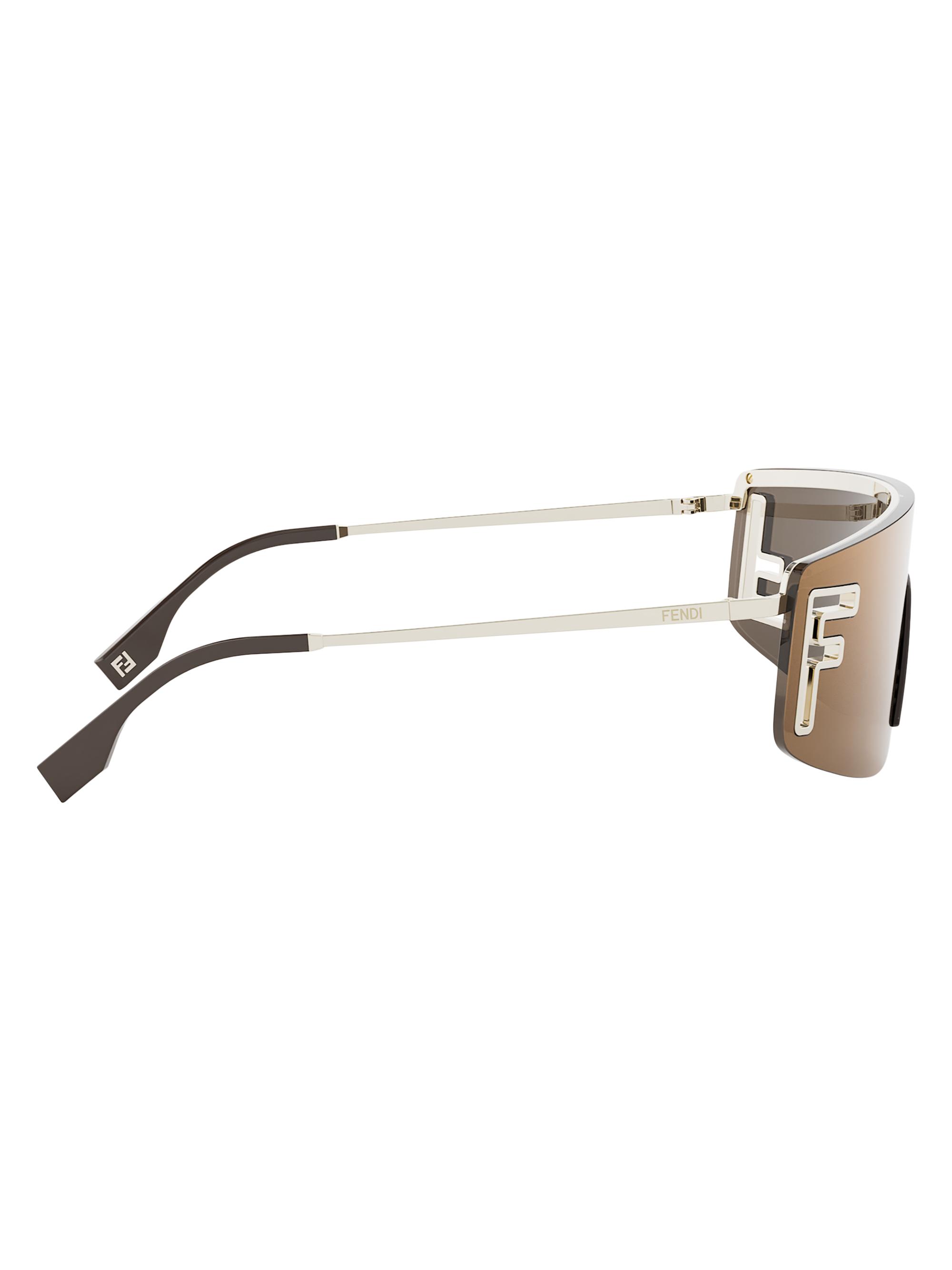 Fendi Sport 141MM Shield Sunglasses | Saks Fifth Avenue