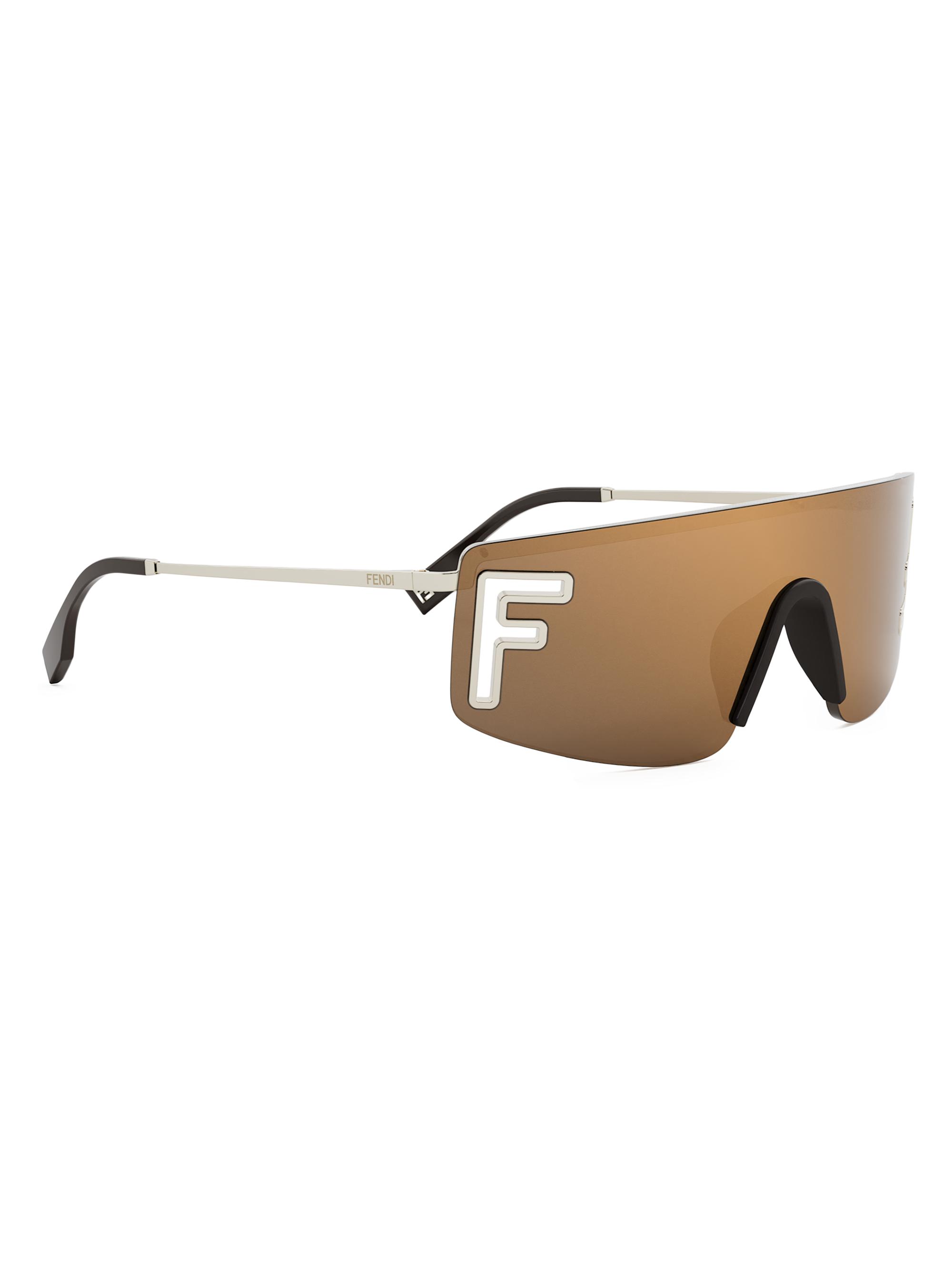 Fendi Sport 141MM Shield Sunglasses | Saks Fifth Avenue