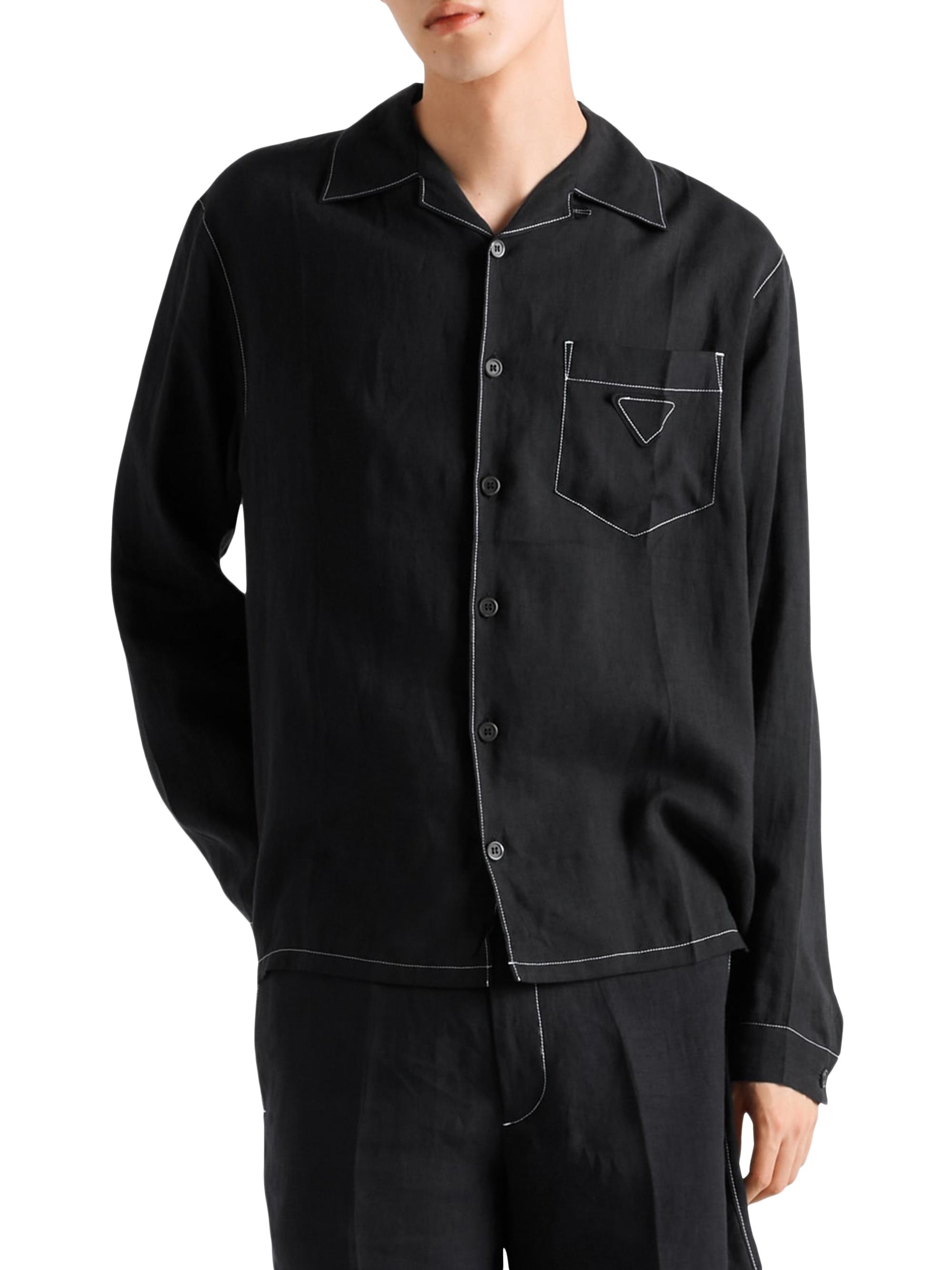 Prada Linen Shirt | Saks Fifth Avenue