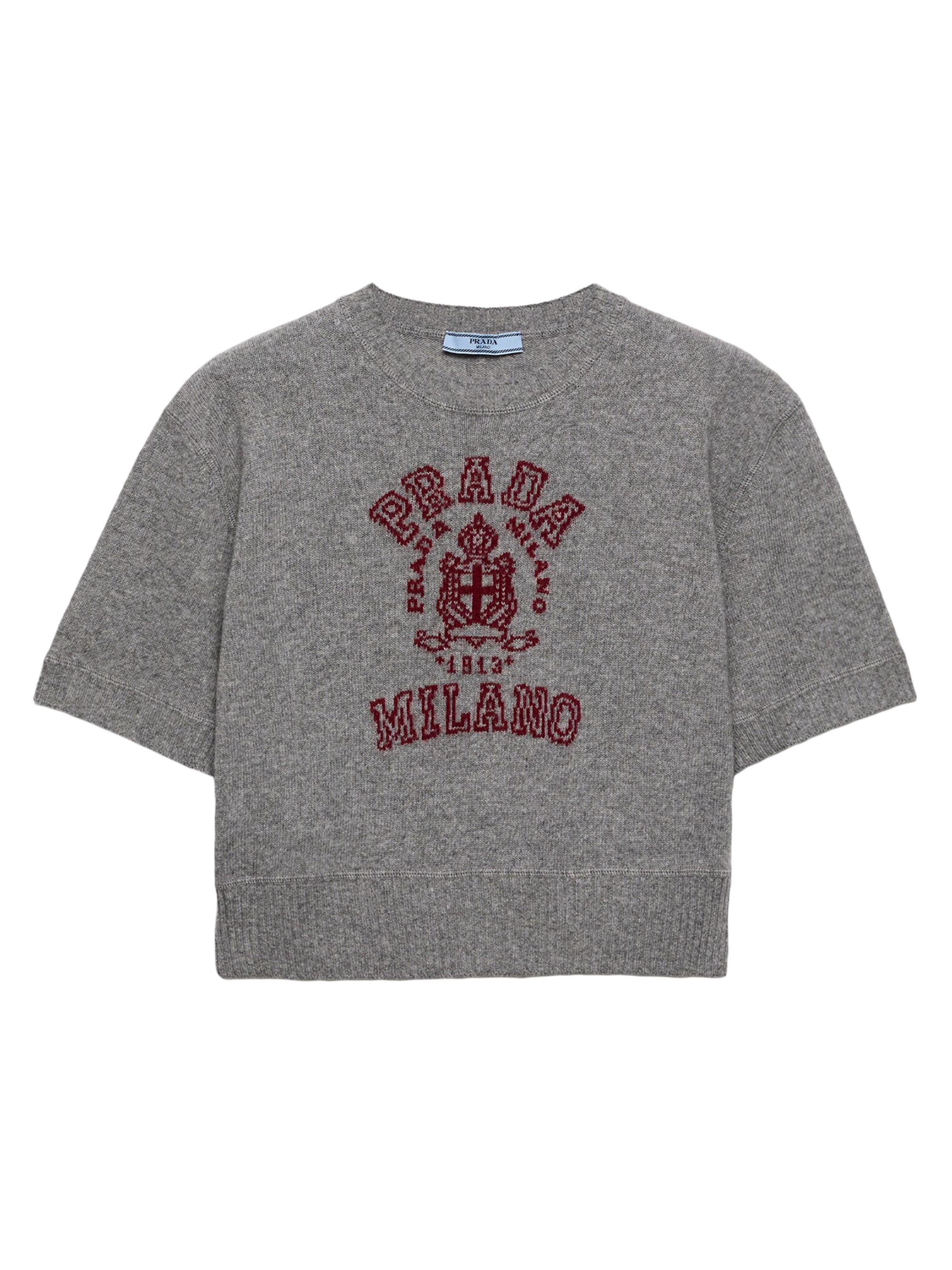 PRADA ニットT Prada Wool And Cashmere Crewneck Sweater | Saks Fifth Avenue