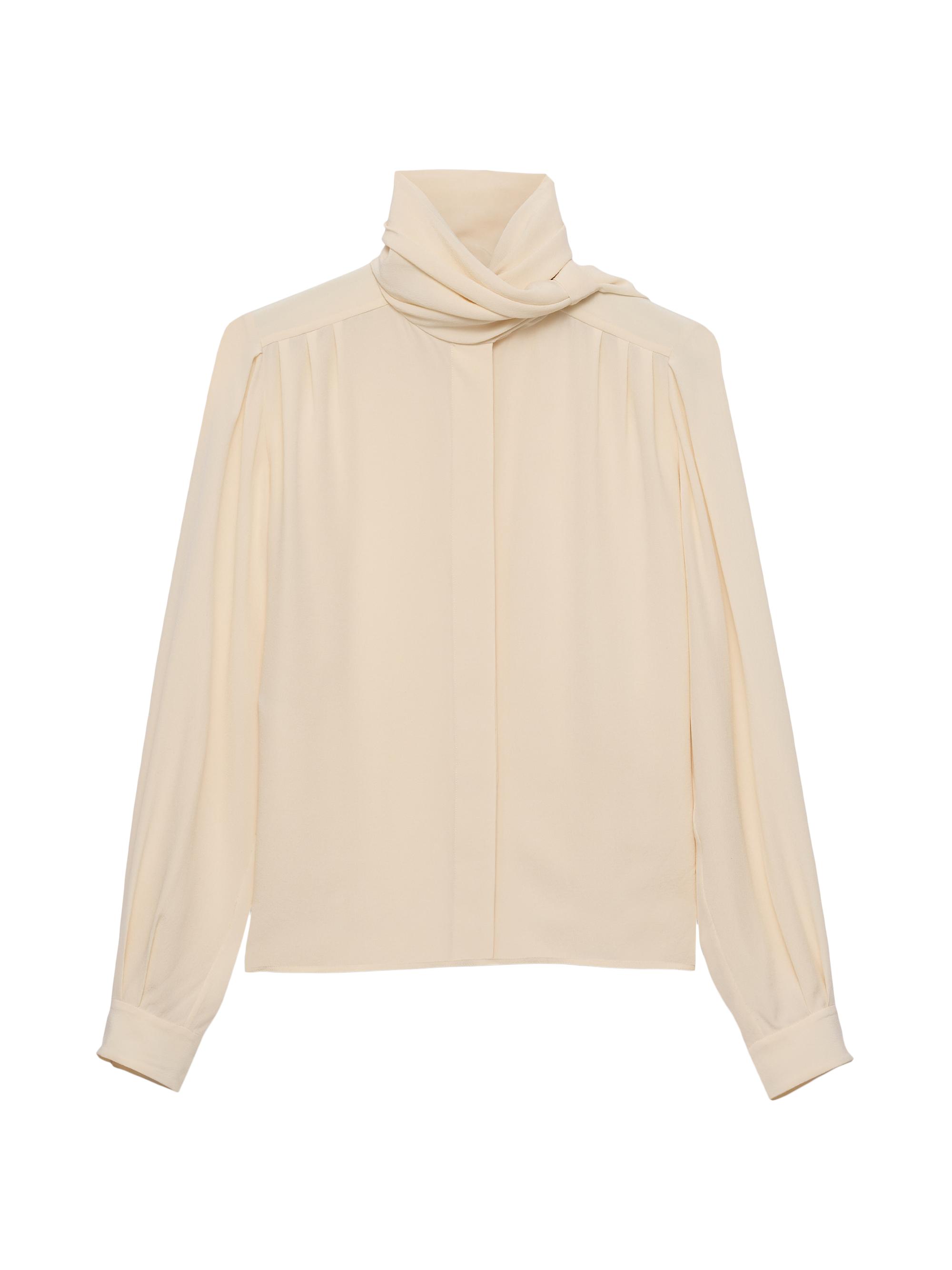 Prada Women's Marocain Shirt - Beige Khaki