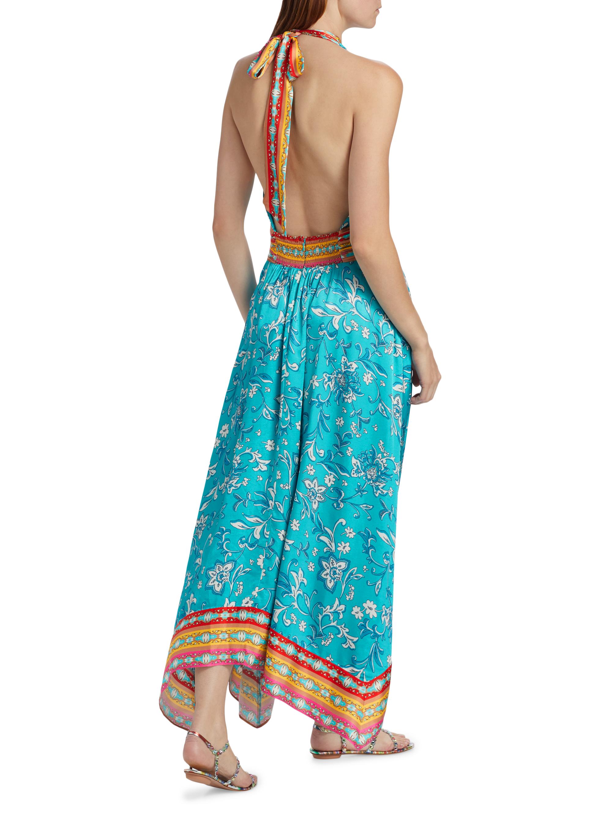 Ramy Brook Georgina Floral Sleeveless Midi-Dress | Saks Fifth Avenue