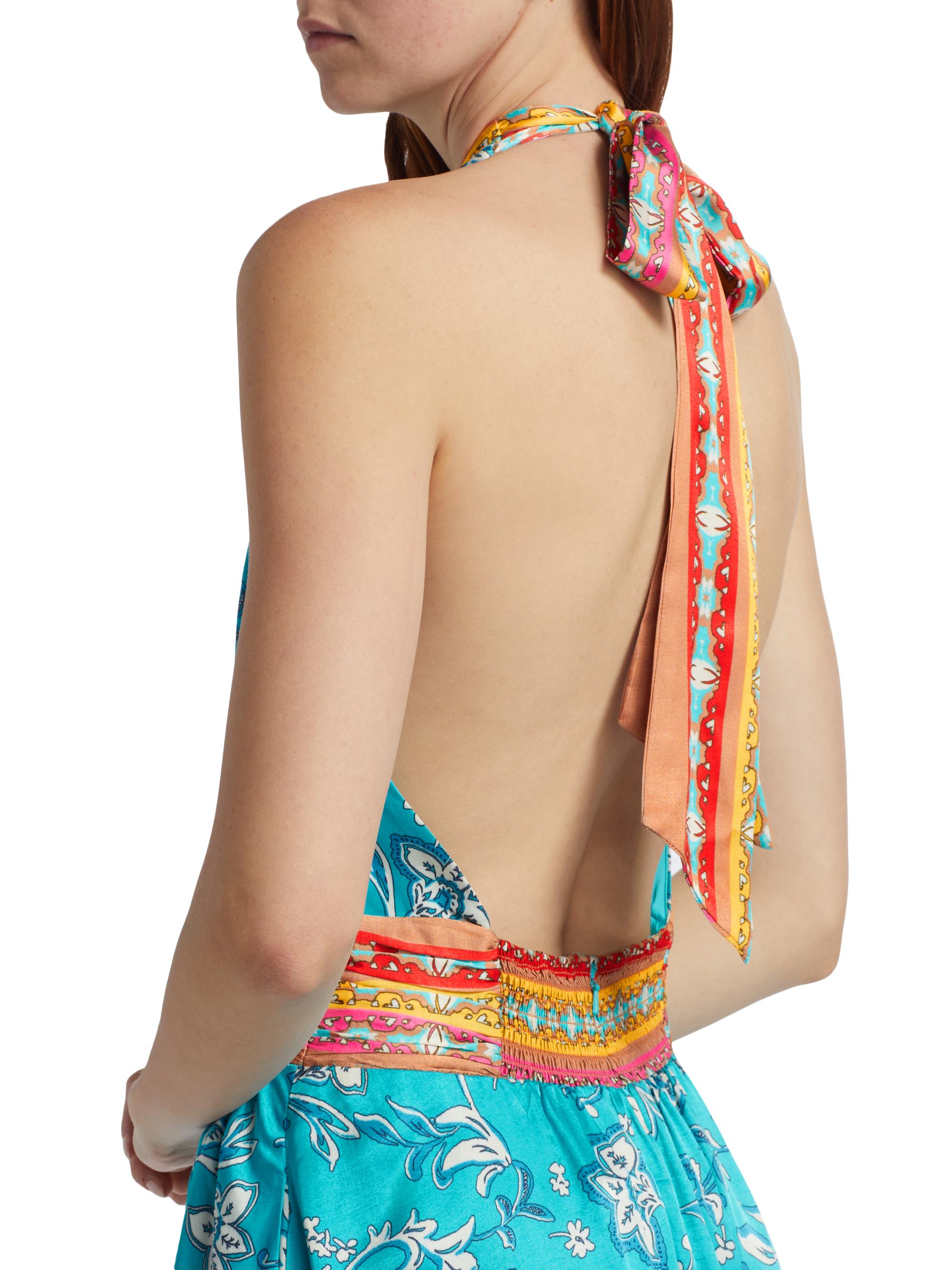 Ramy Brook Georgina Floral Sleeveless Midi-Dress | Saks Fifth Avenue