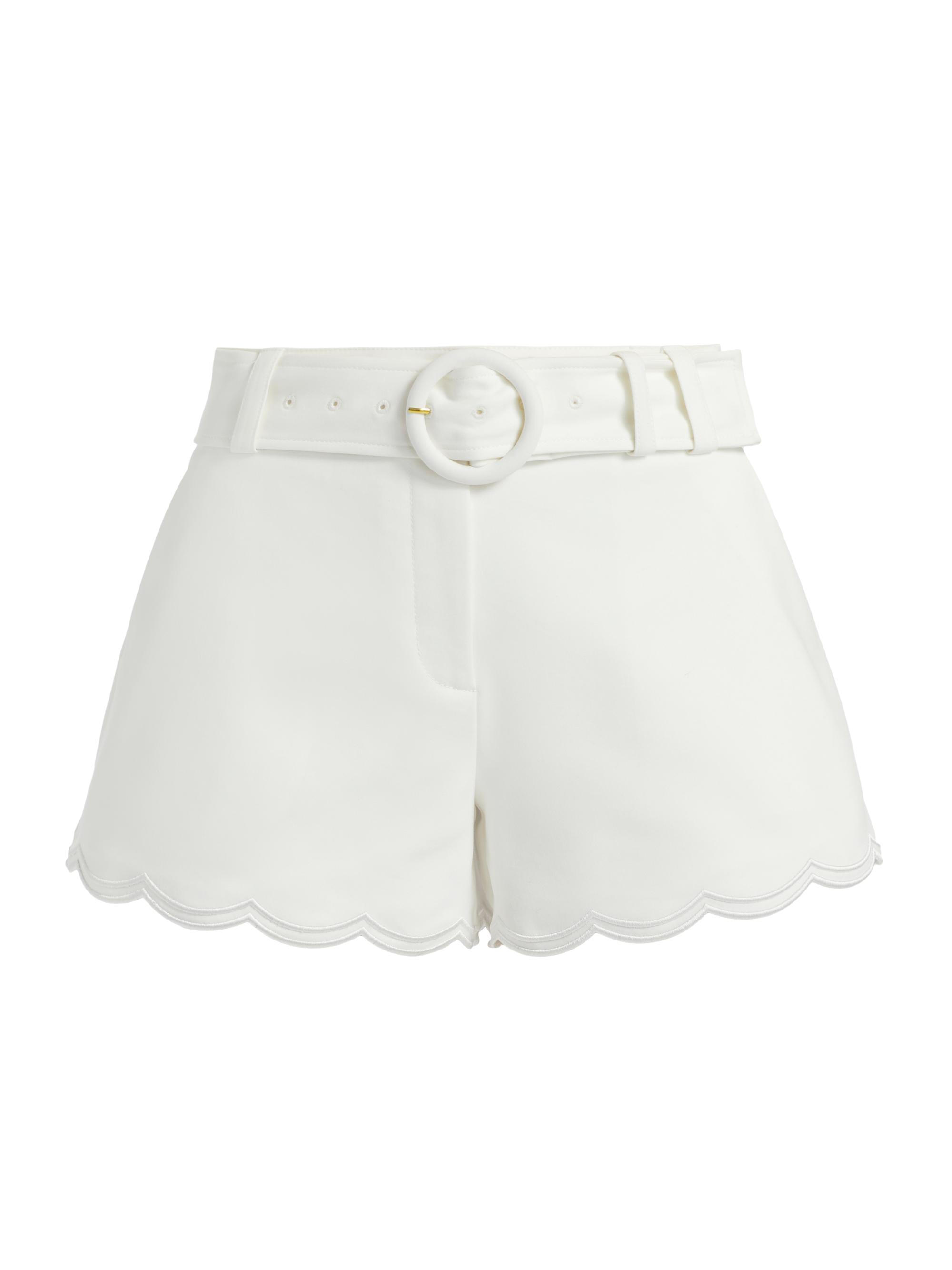 Ramy Brook Women's Violeta Cotton-Blend Belted Shorts -