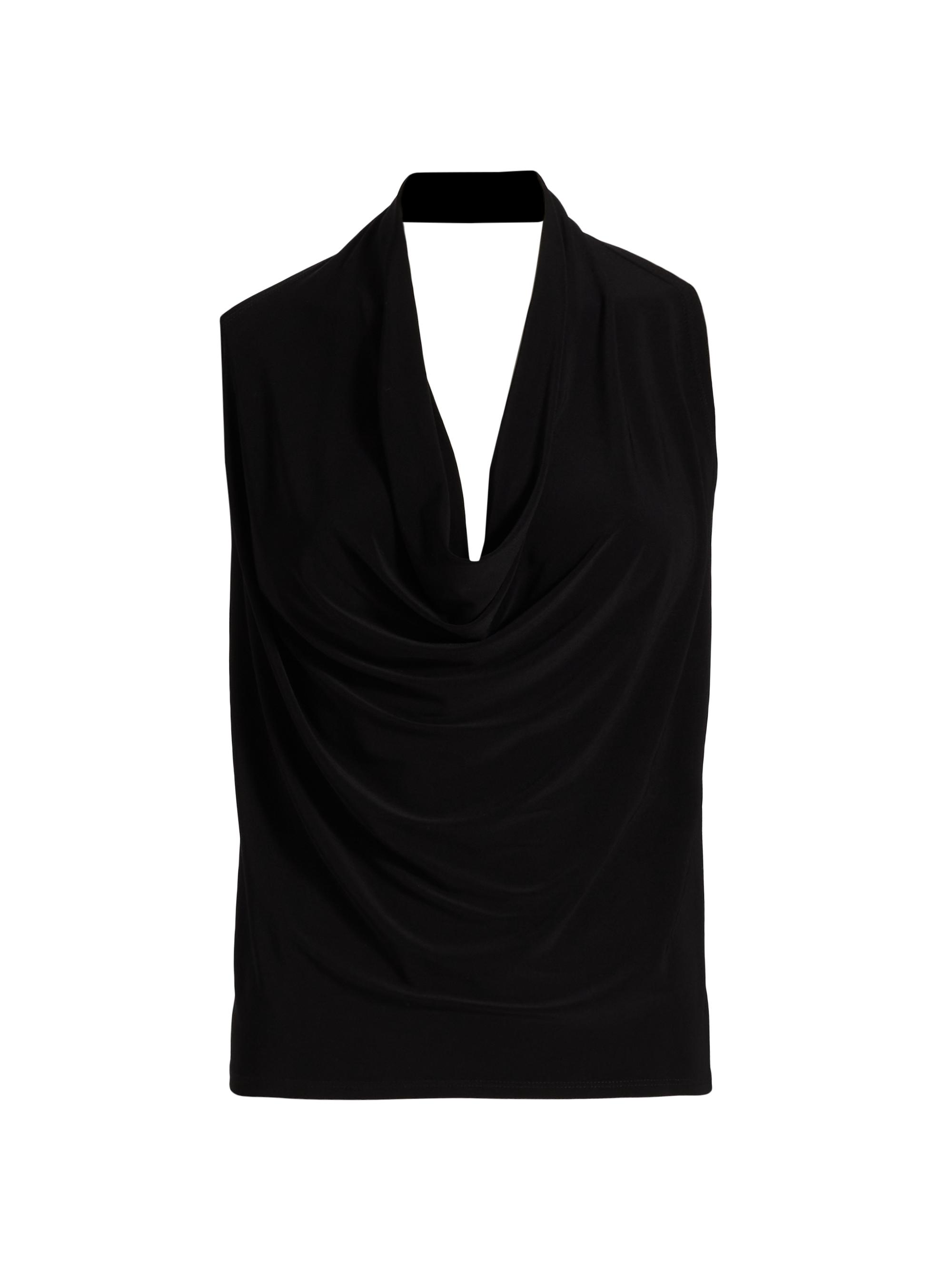 Ramy Brook Women's Cowl Halter Top - Black