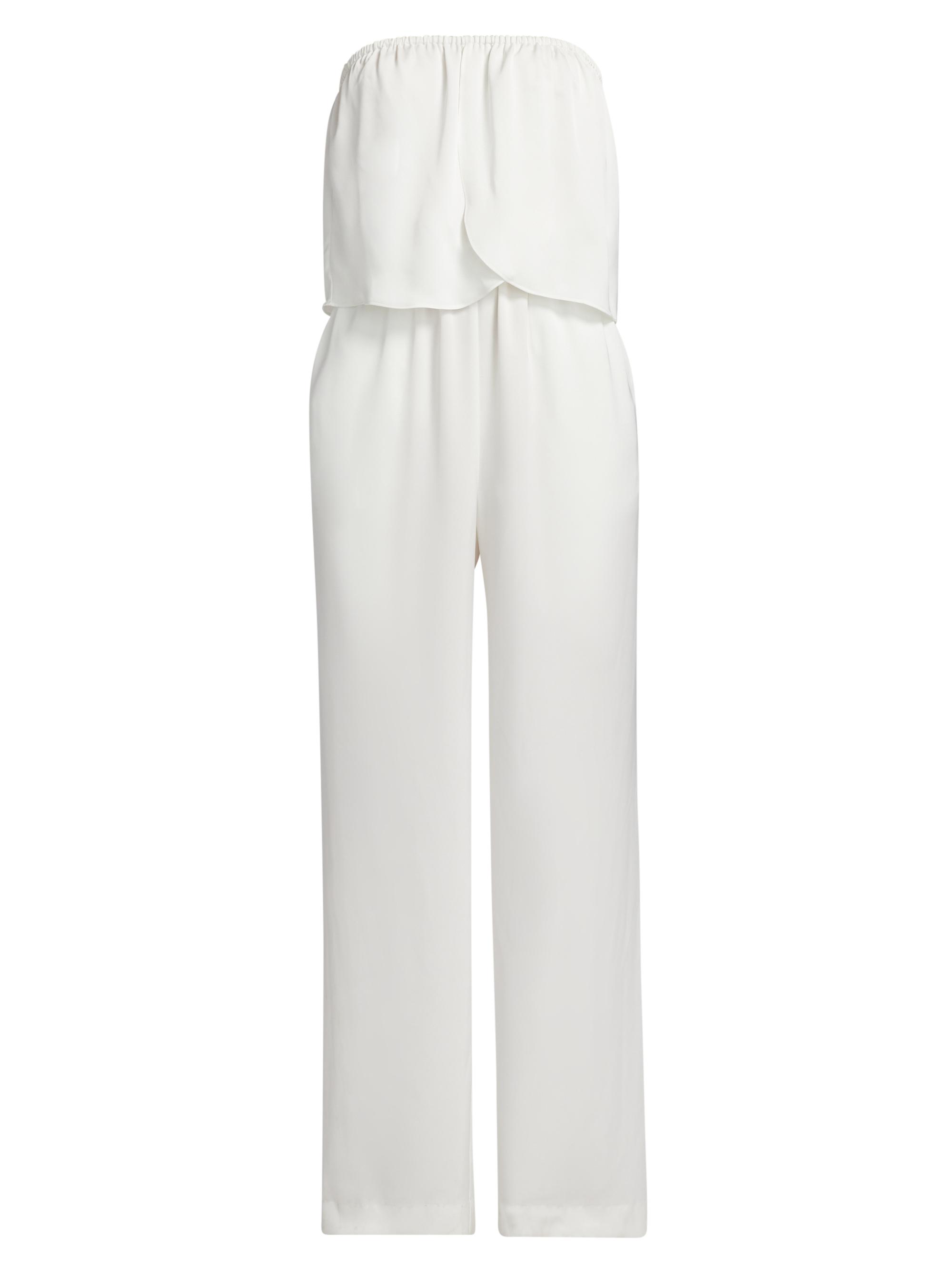 Amsale Crepe Wide-Leg Jumpsuit | Saks Fifth Avenue