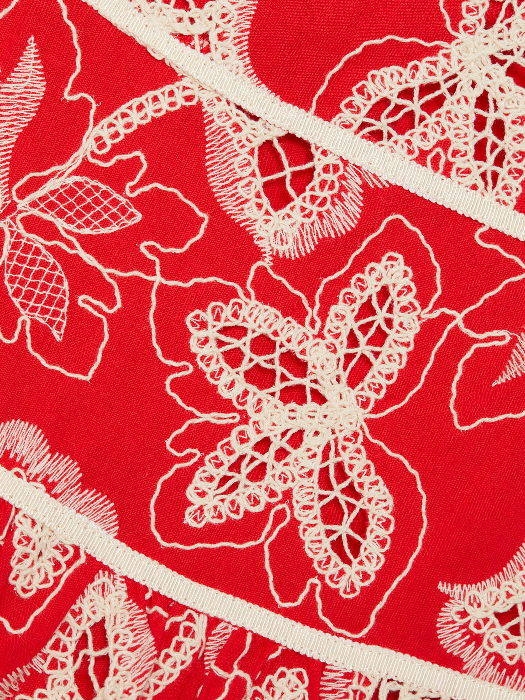 Ramy Brook Blanca Flower Strapless Midi-Dress | Saks Fifth Avenue