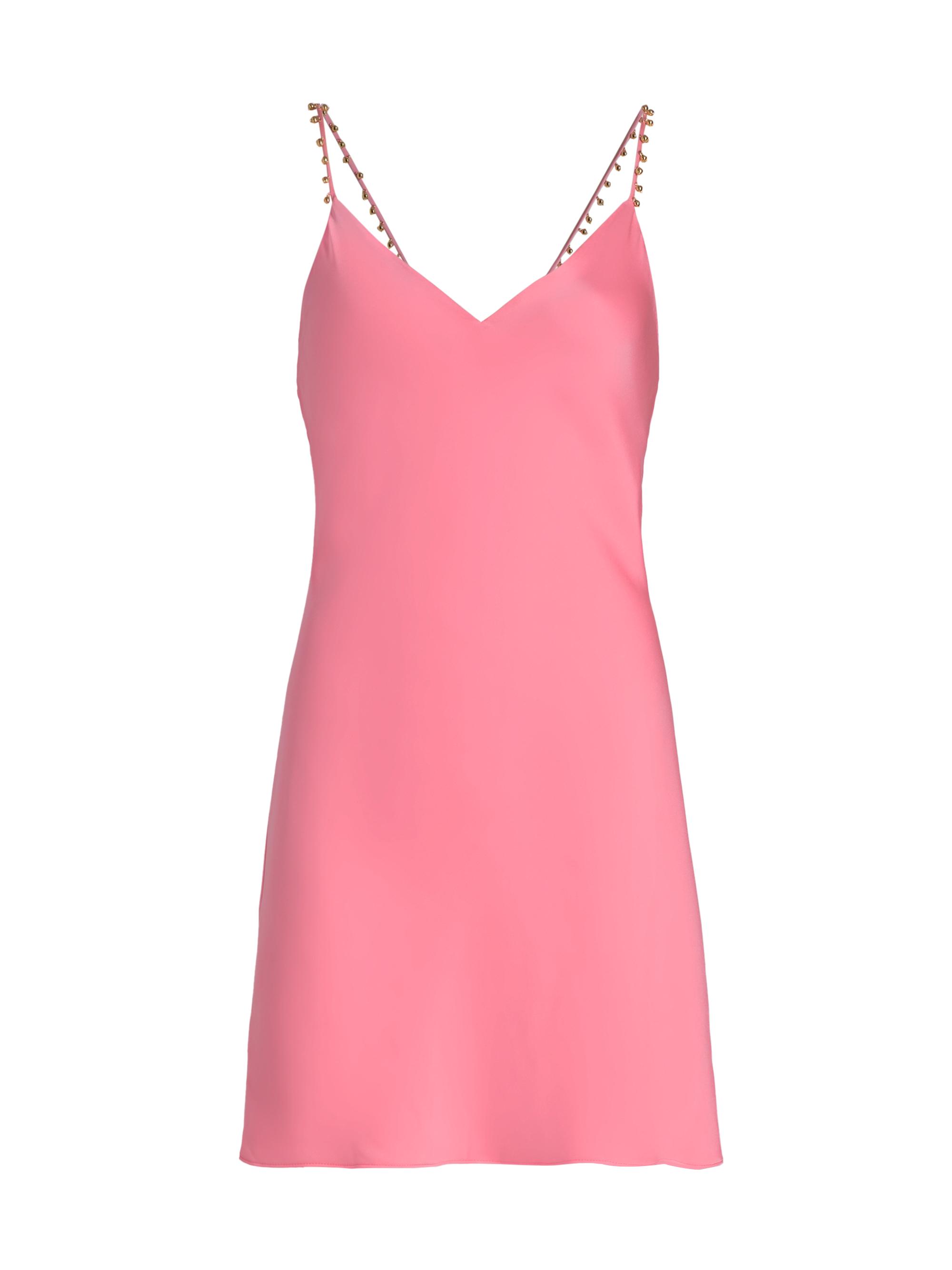 Ramy Brook Women's Aria Bead-Embellished Mini-Slipdress - Rosa Pink