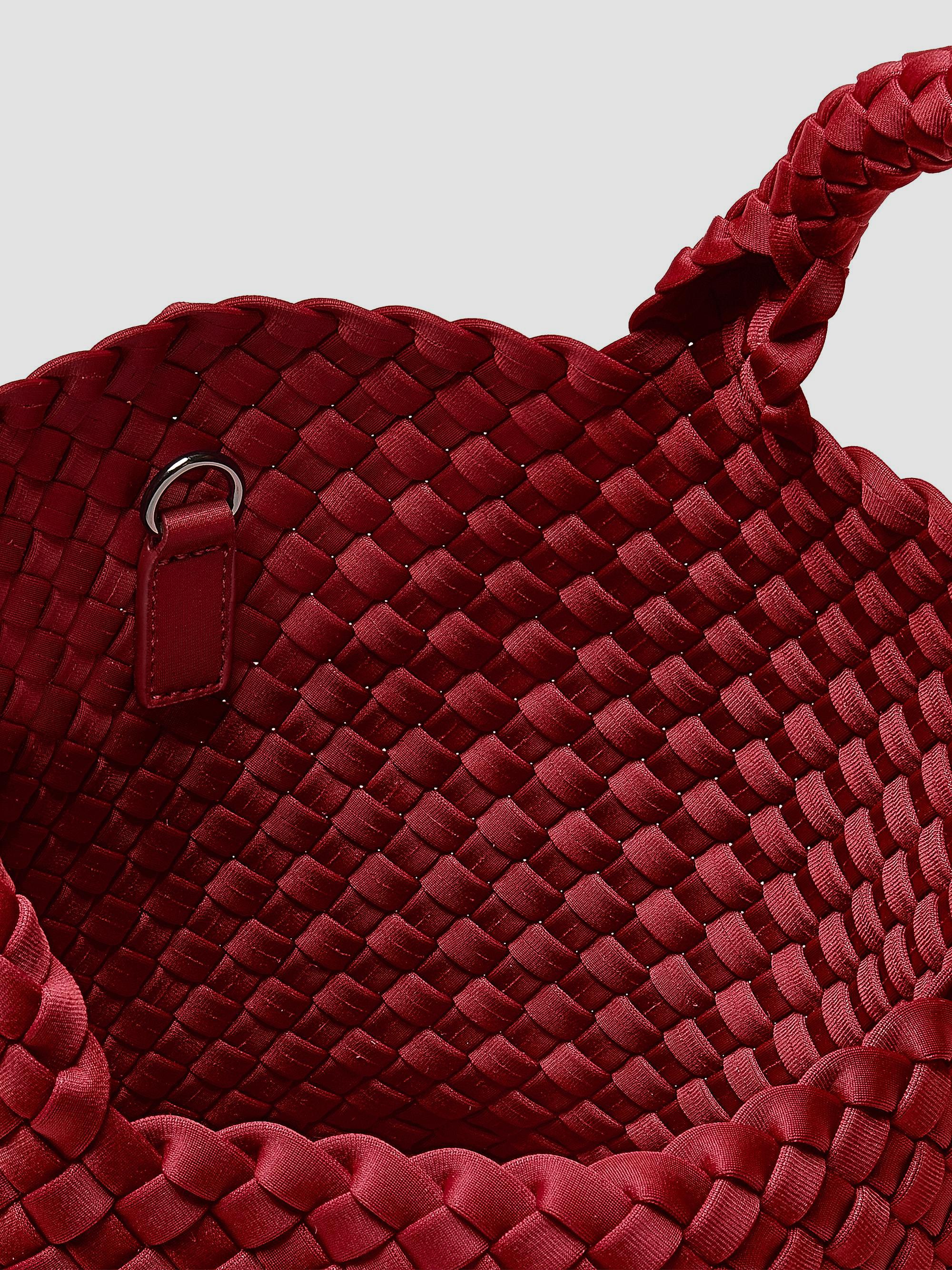 Naghedi Women's St. Barths  Tote Bag - Rosso | Thumbnail 6