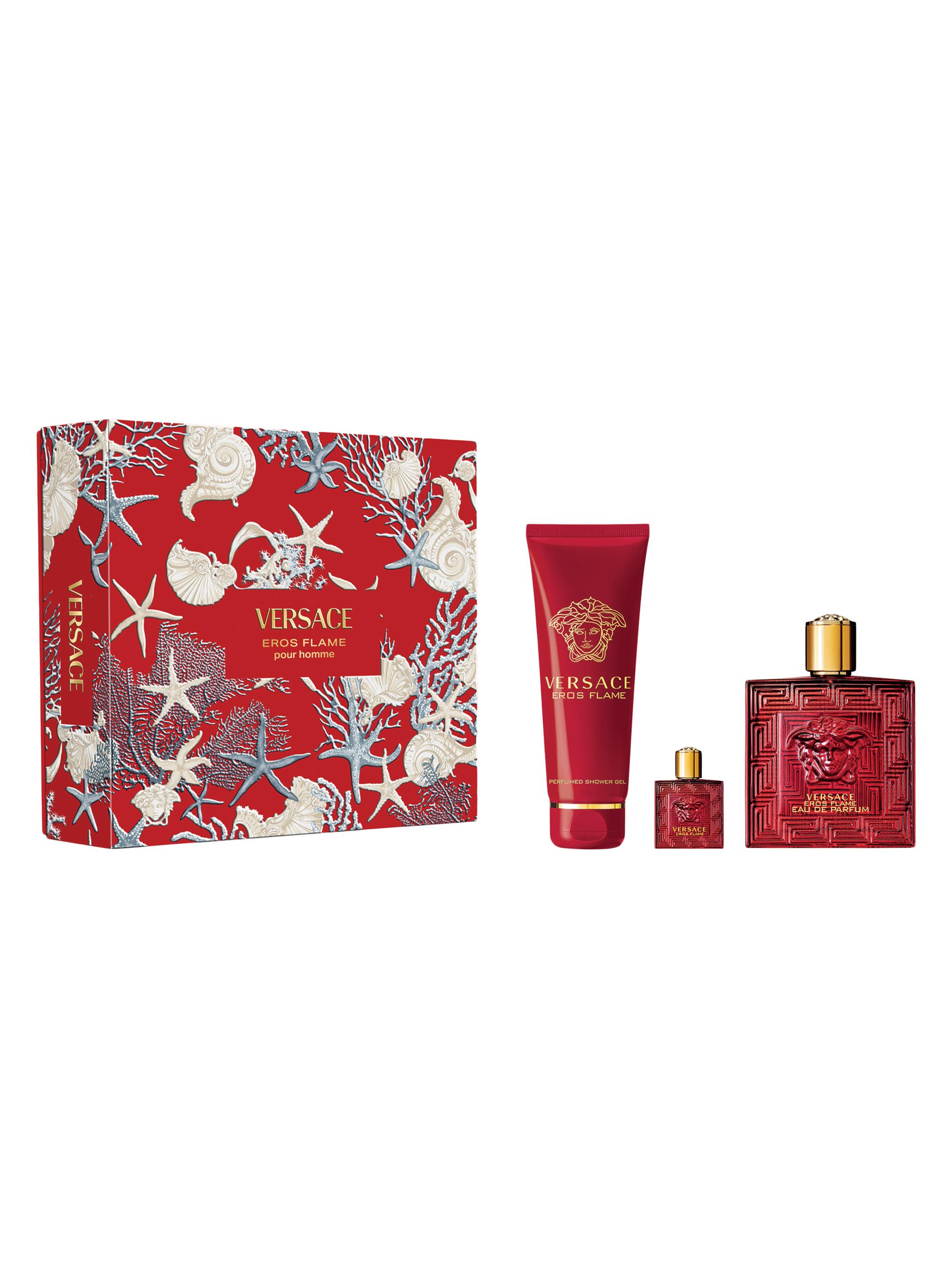 Versace Men's Eros Flame Eau de Parfum 3-Piece Gift Set